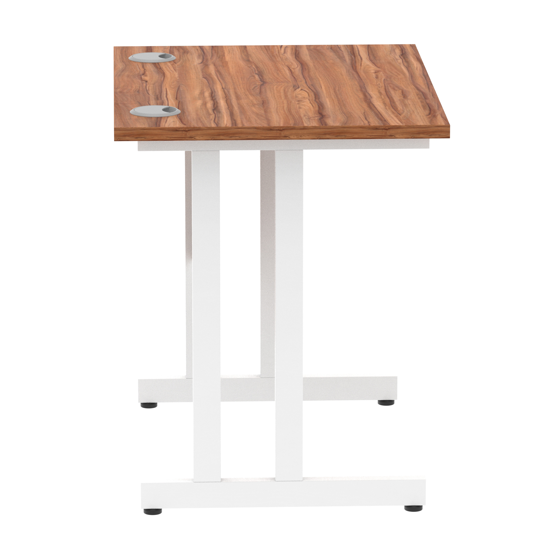 Walnut / White Frame