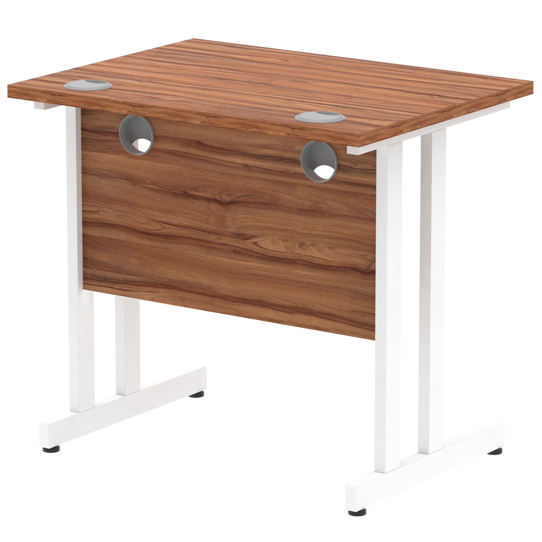 Walnut / White Frame