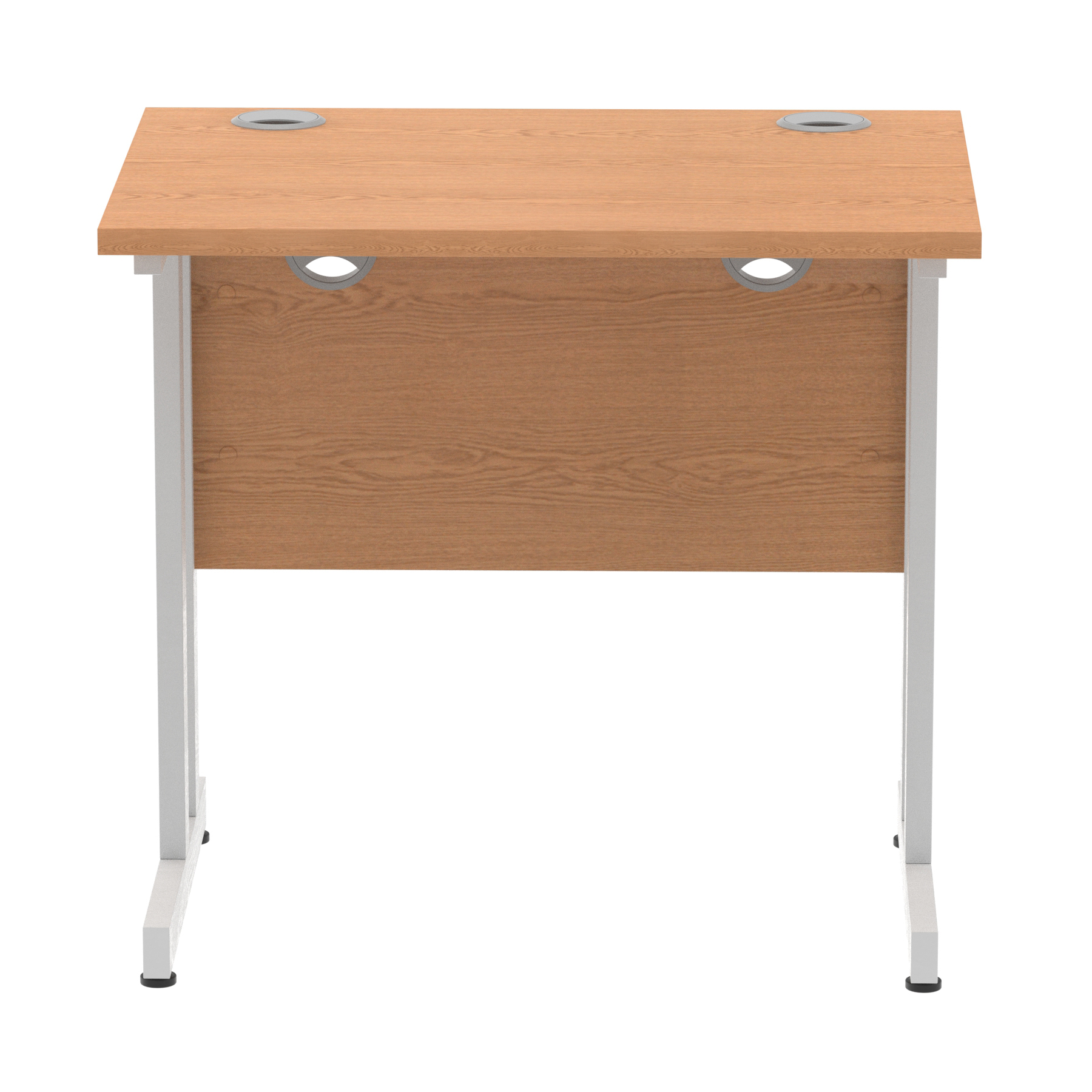 Oak / Silver Frame