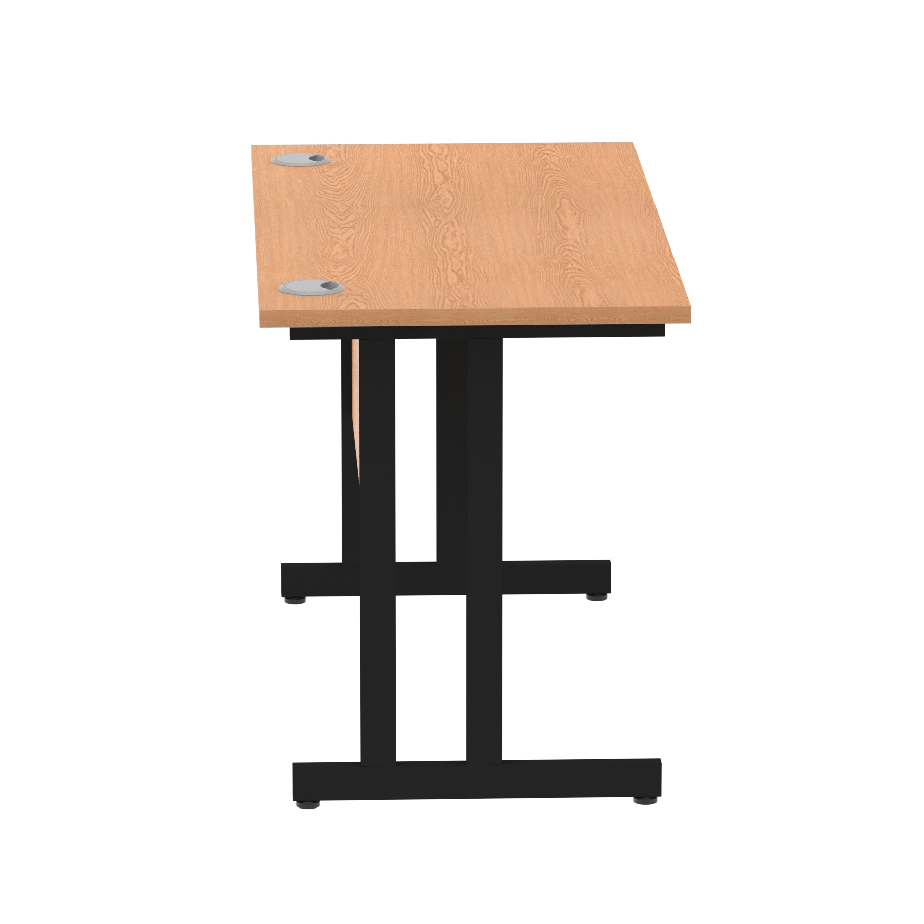 Oak / Black Frame
