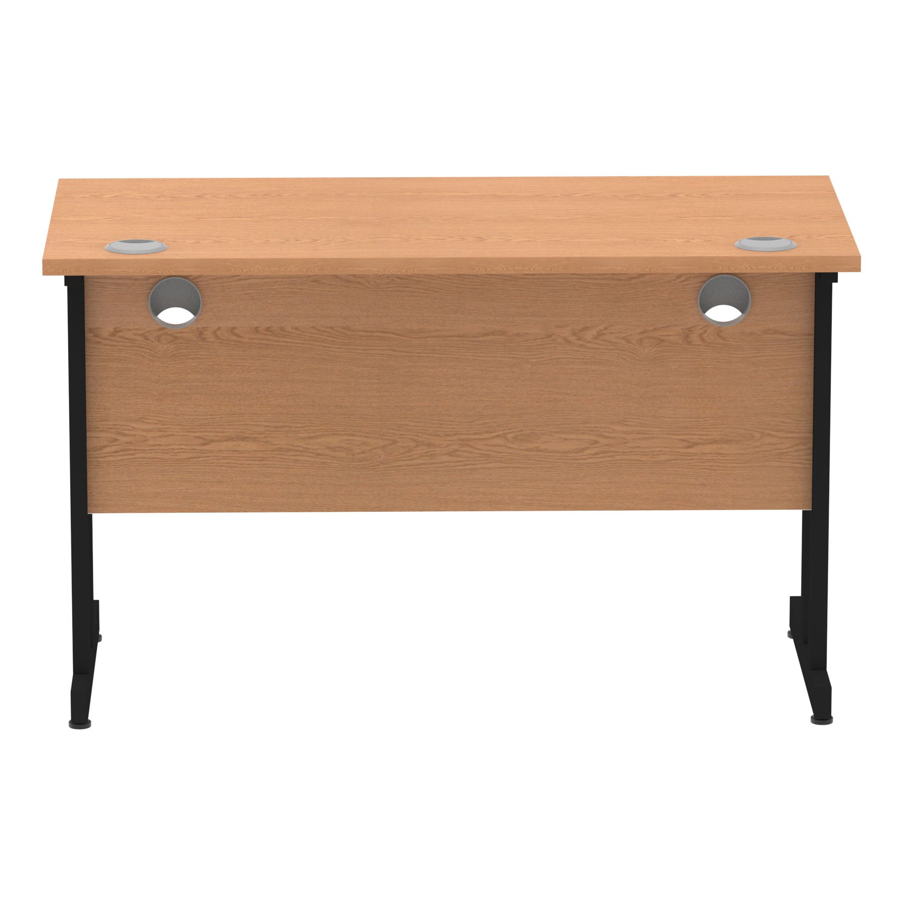 Oak / Black Frame