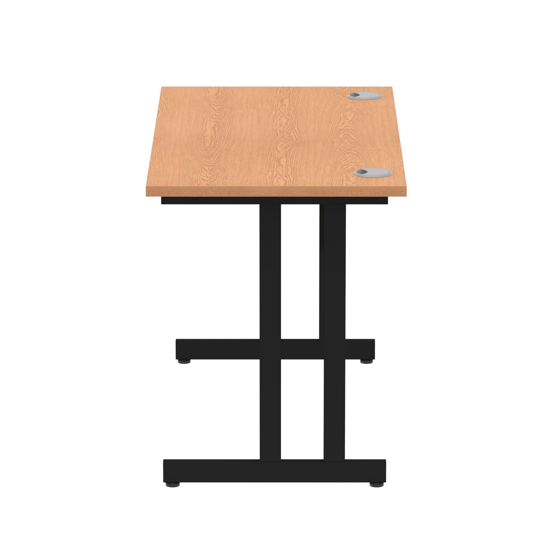 Oak / Black Frame
