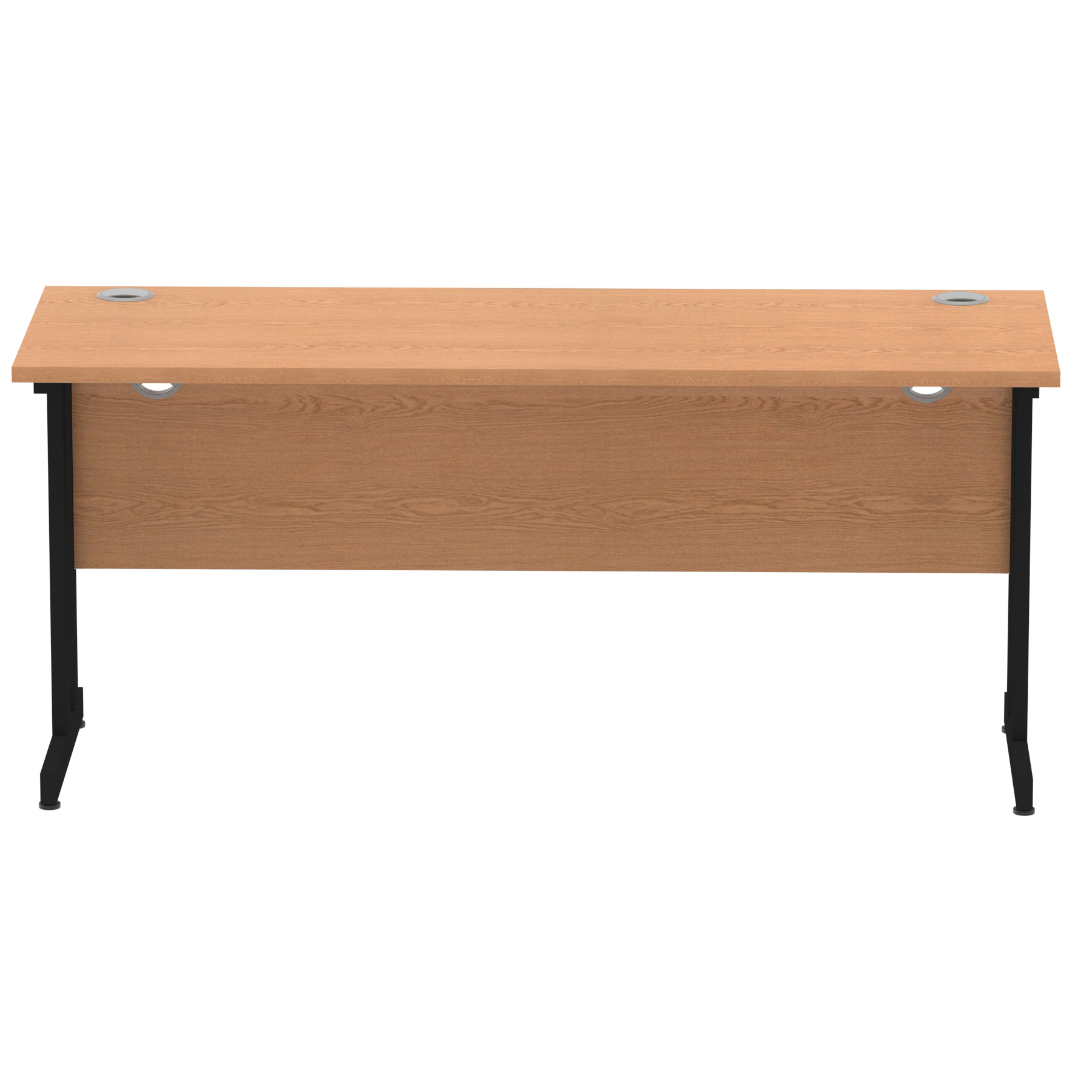 Oak / Black Frame
