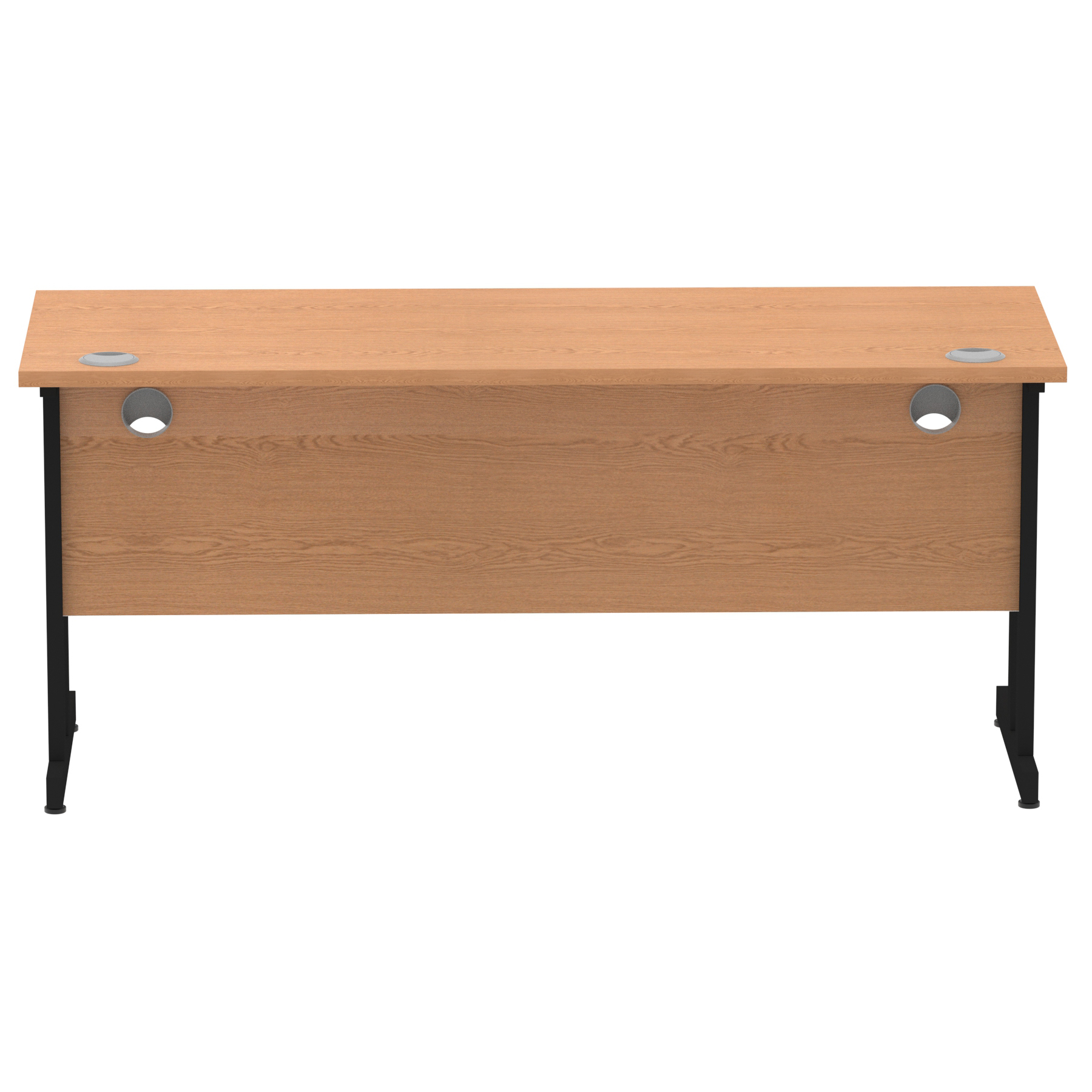 Oak / Black Frame