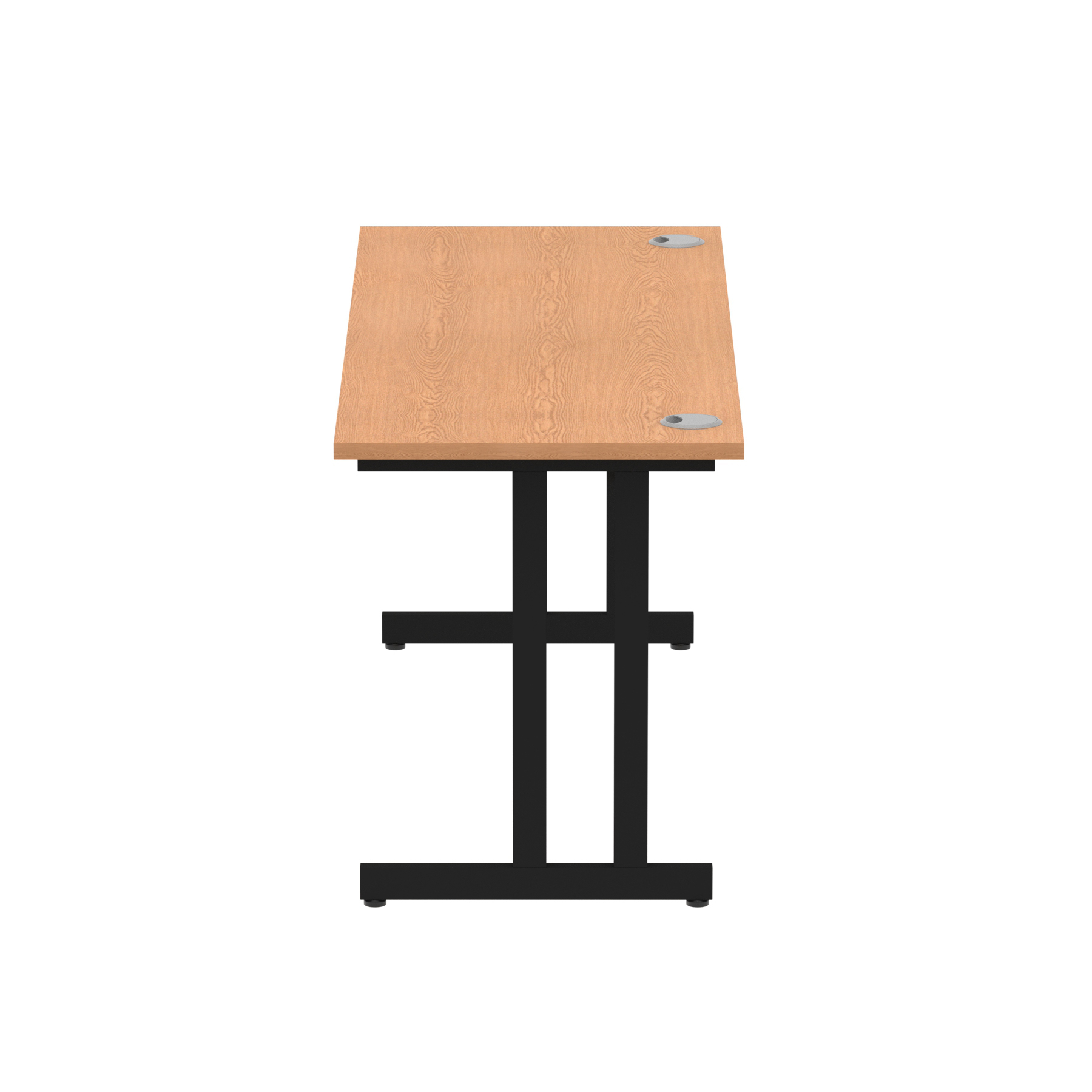 Oak / Black Frame