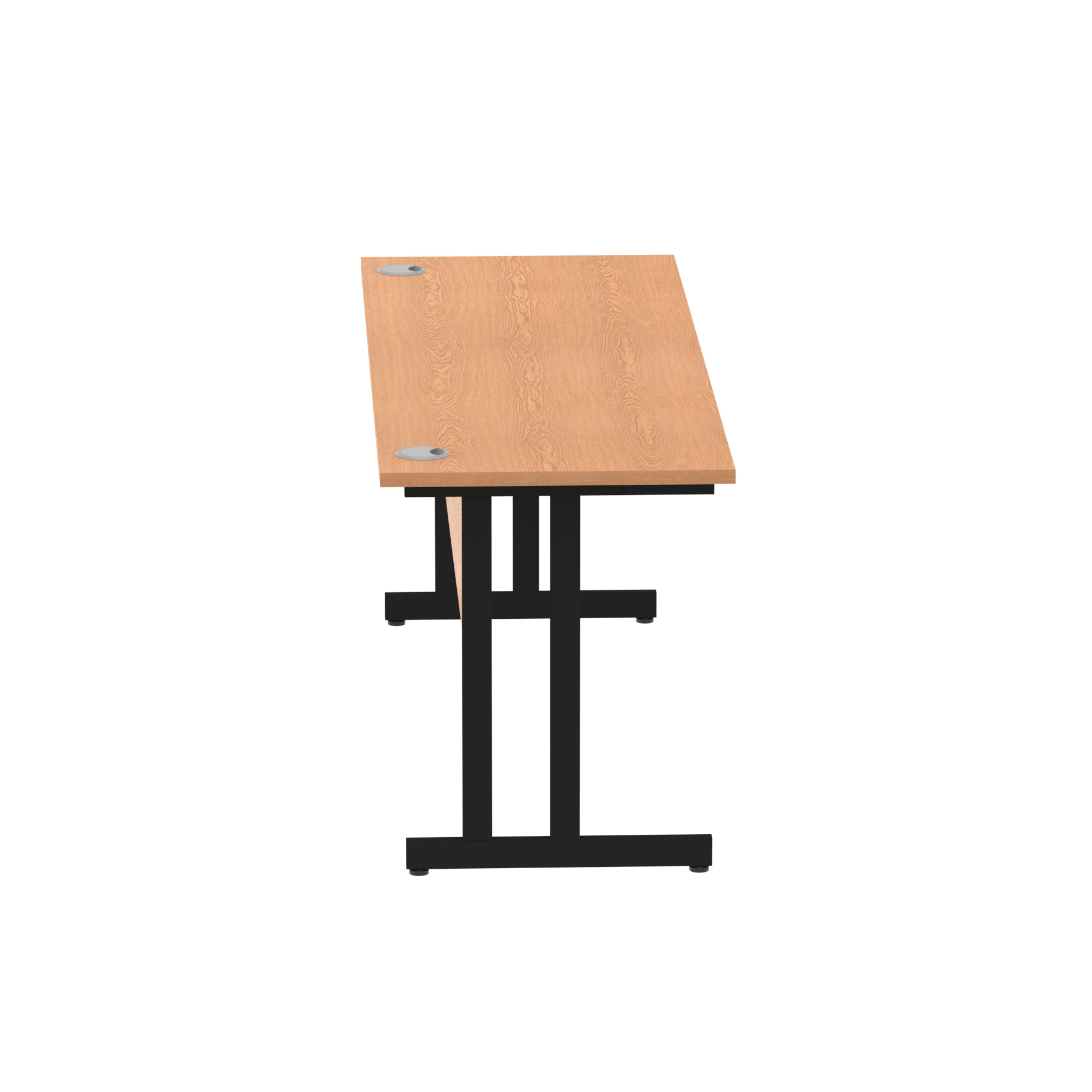 Oak / Black Frame