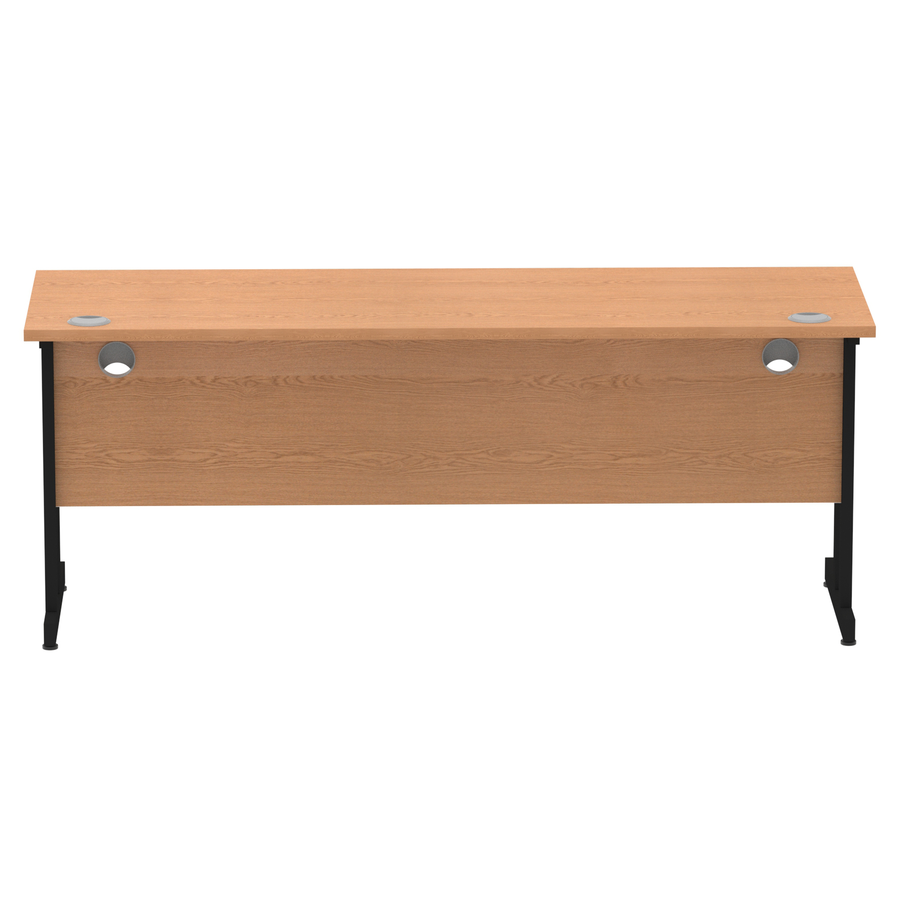 Oak / Black Frame