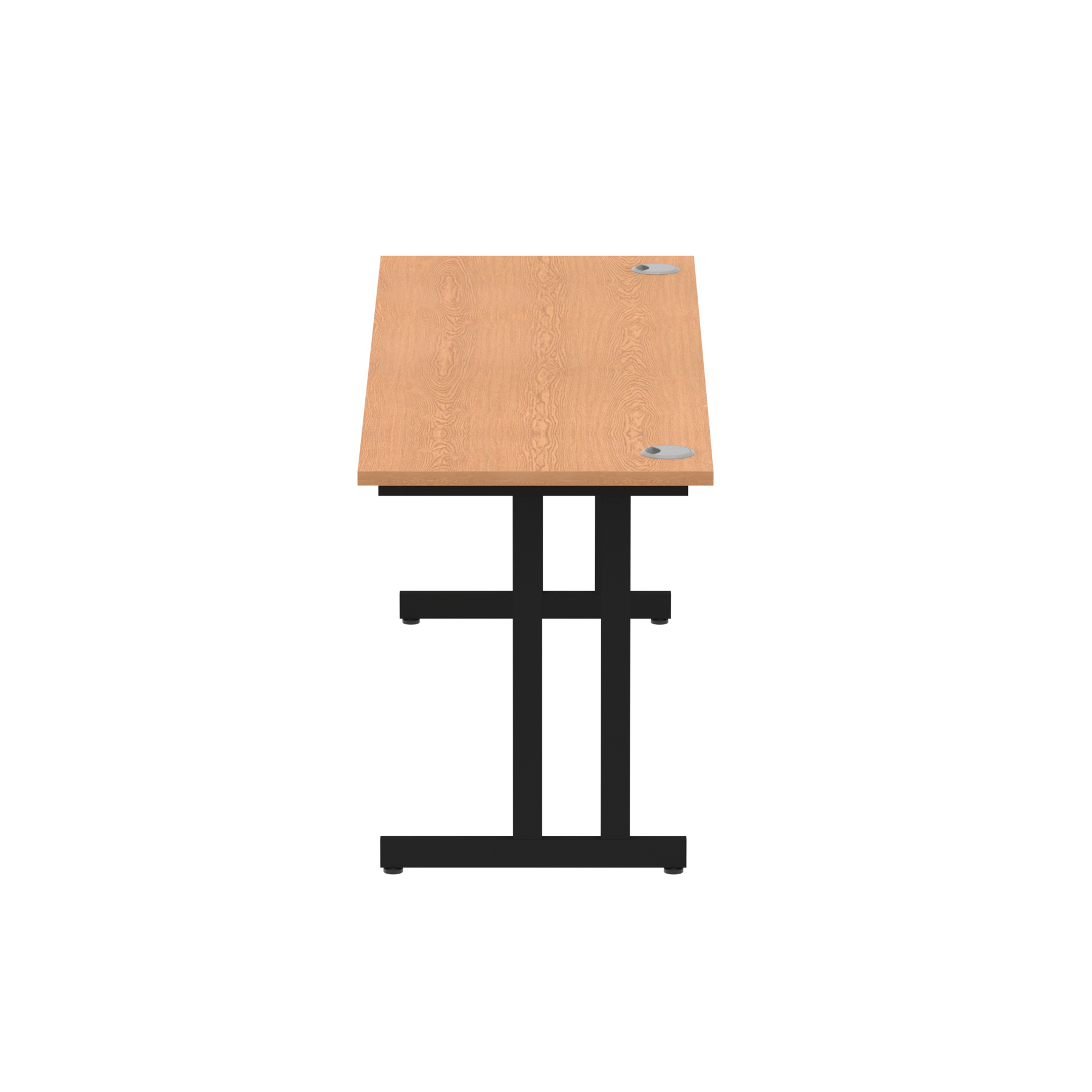 Oak / Black Frame