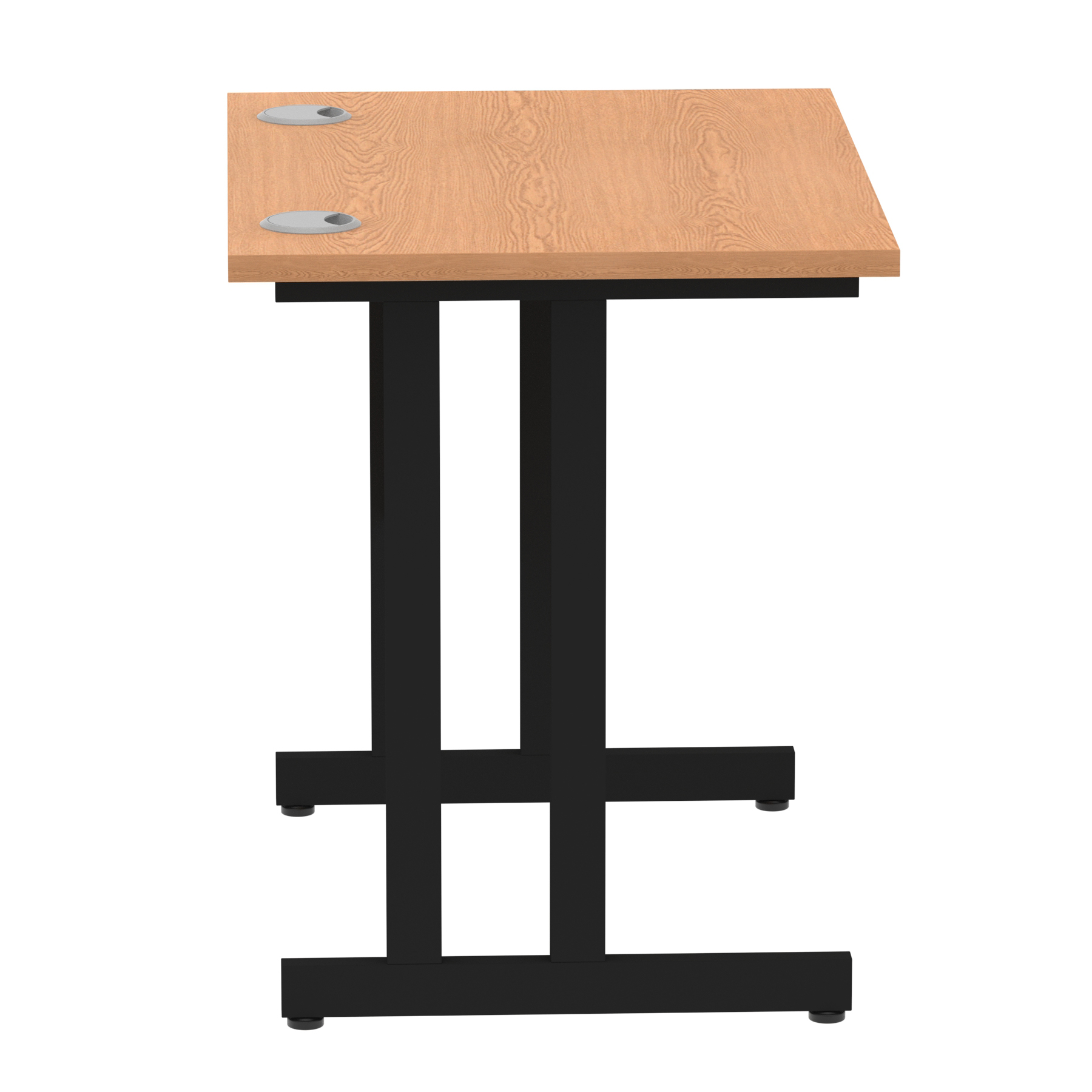 Oak / Black Frame