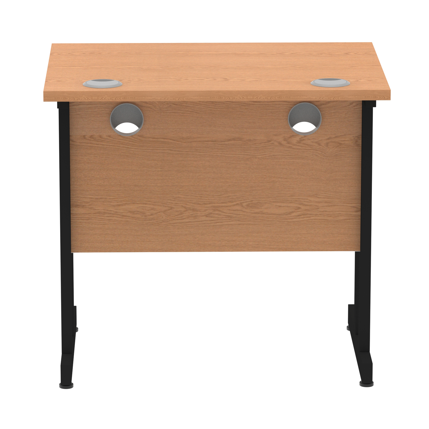 Oak / Black Frame