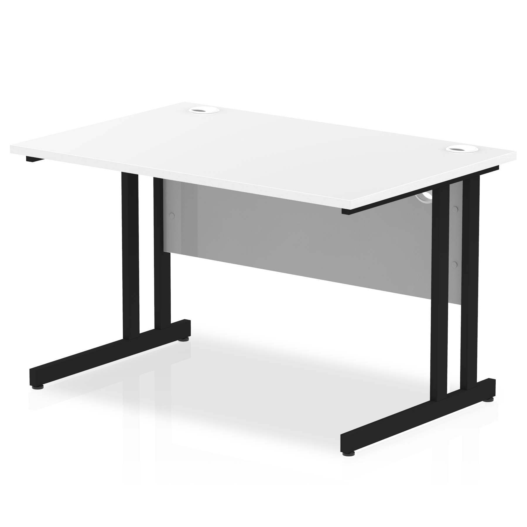 White / Black Frame