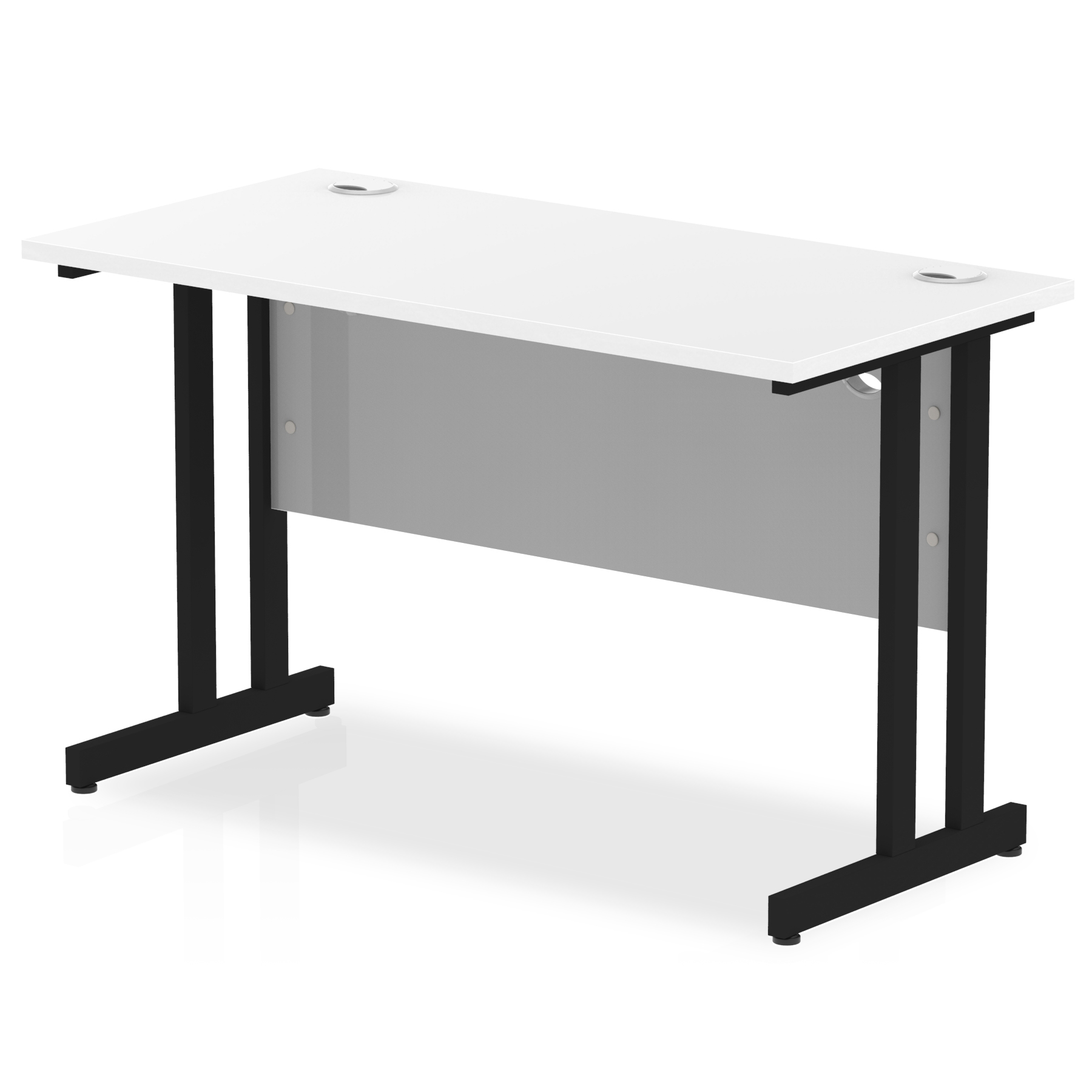 White / Black Frame