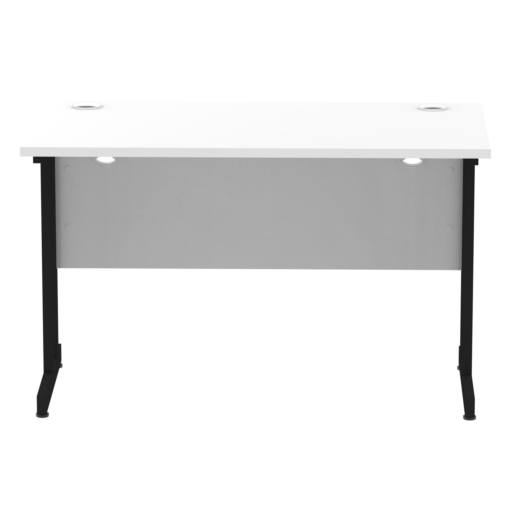 White / Black Frame