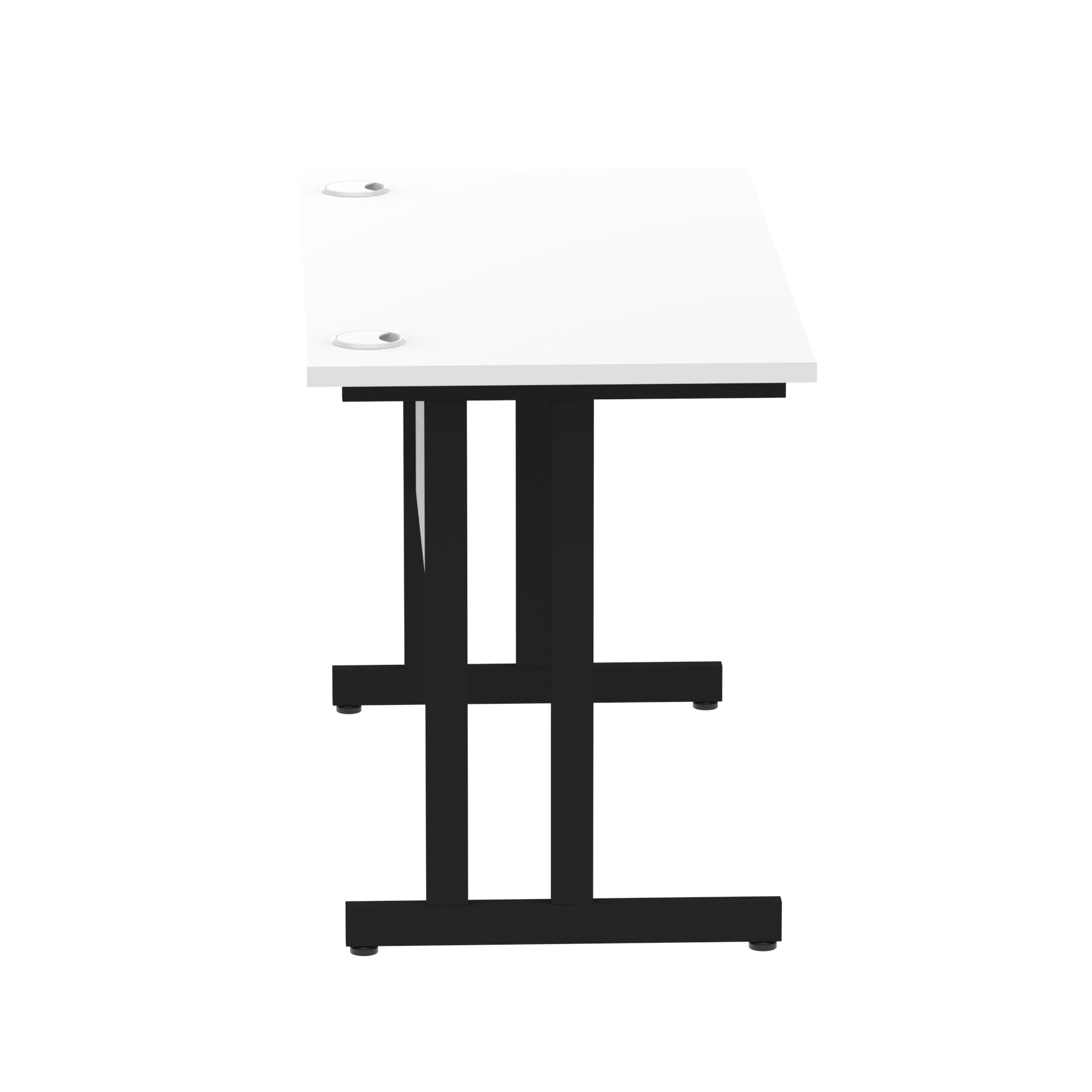 White / Black Frame