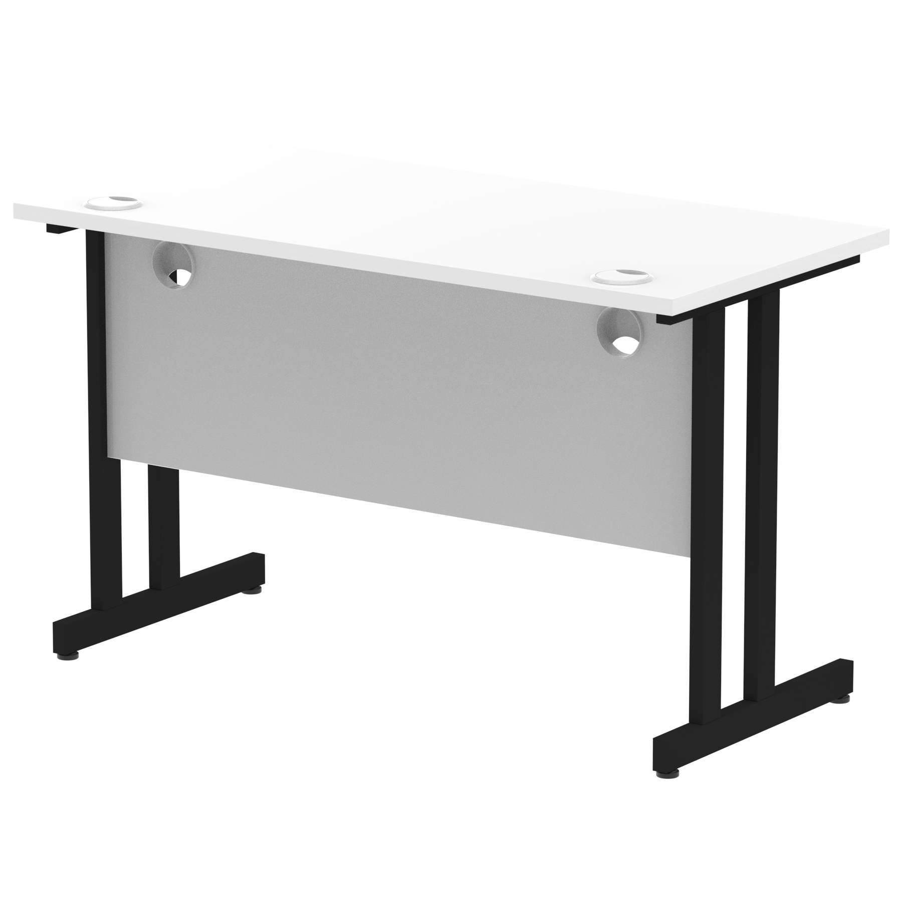 White / Black Frame