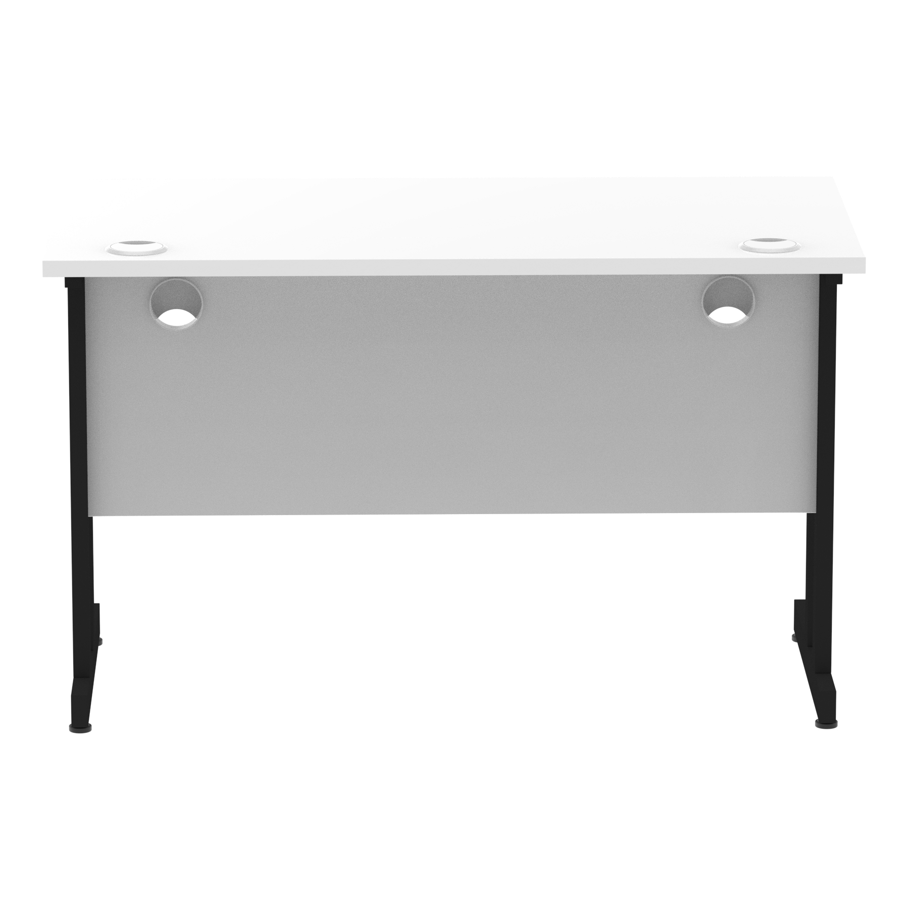 White / Black Frame