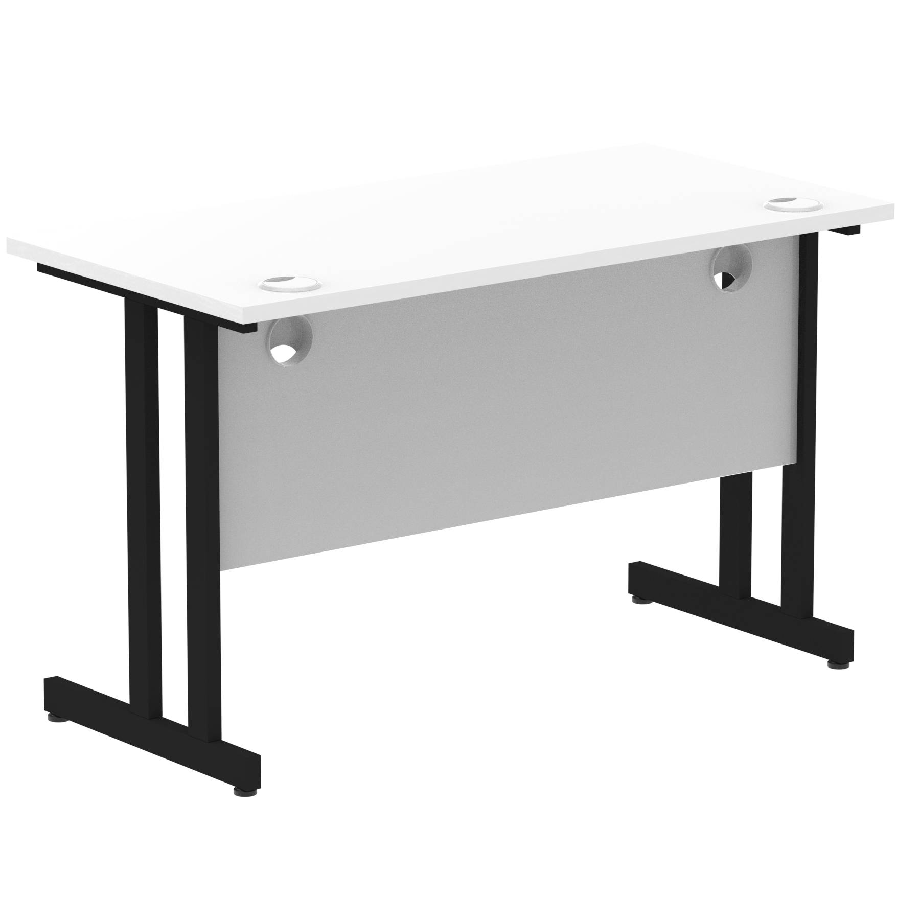 White / Black Frame