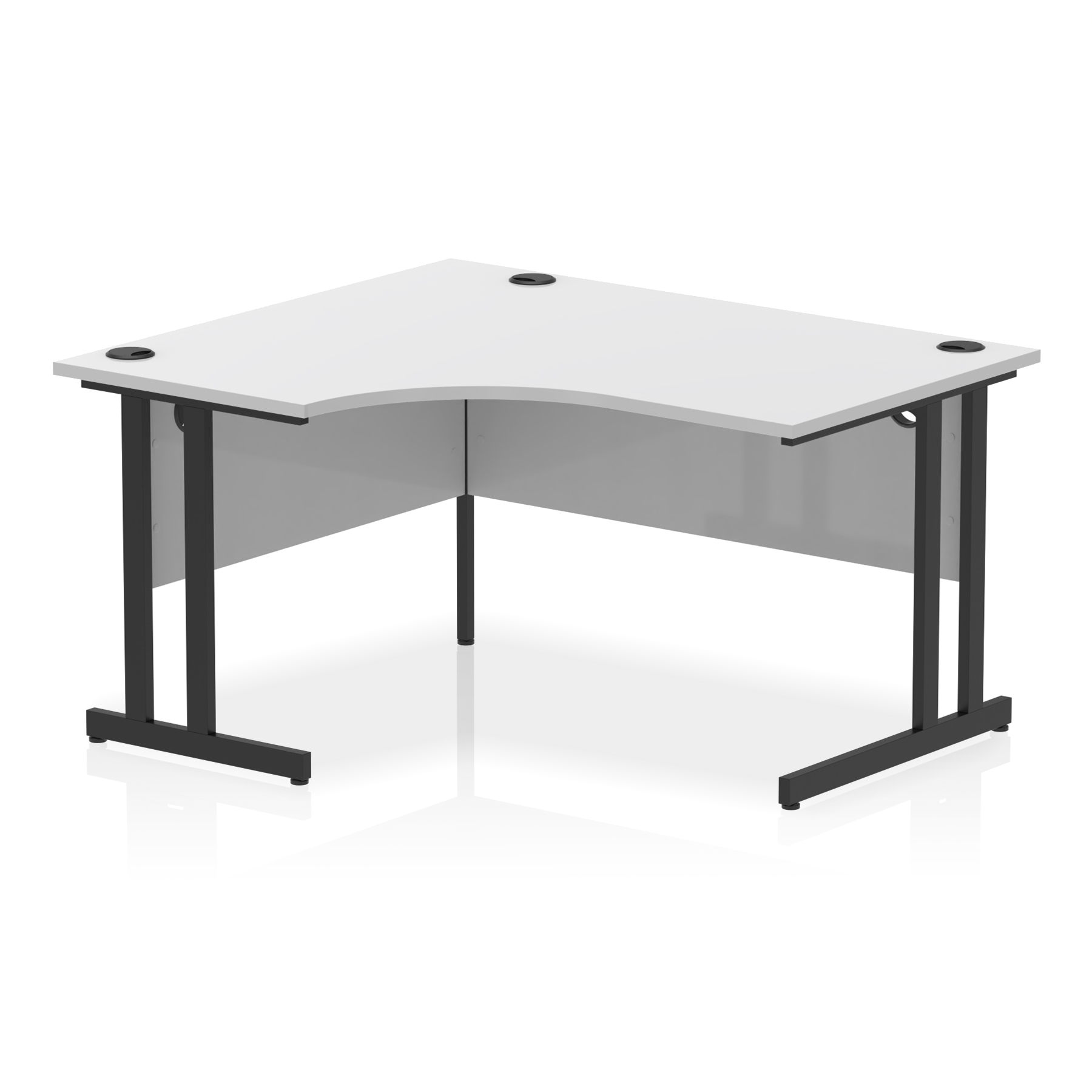 White / Black Frame