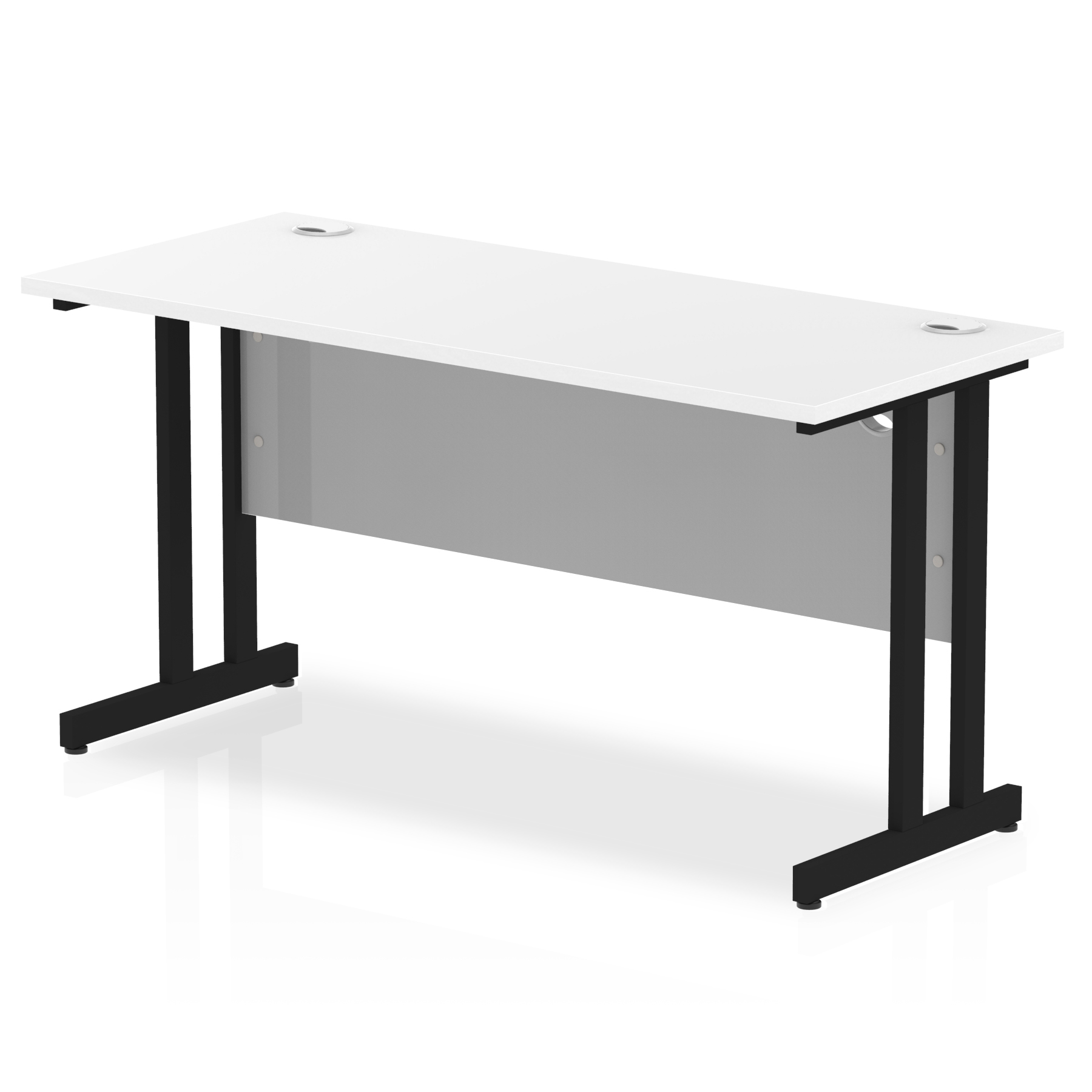 White / Black Frame