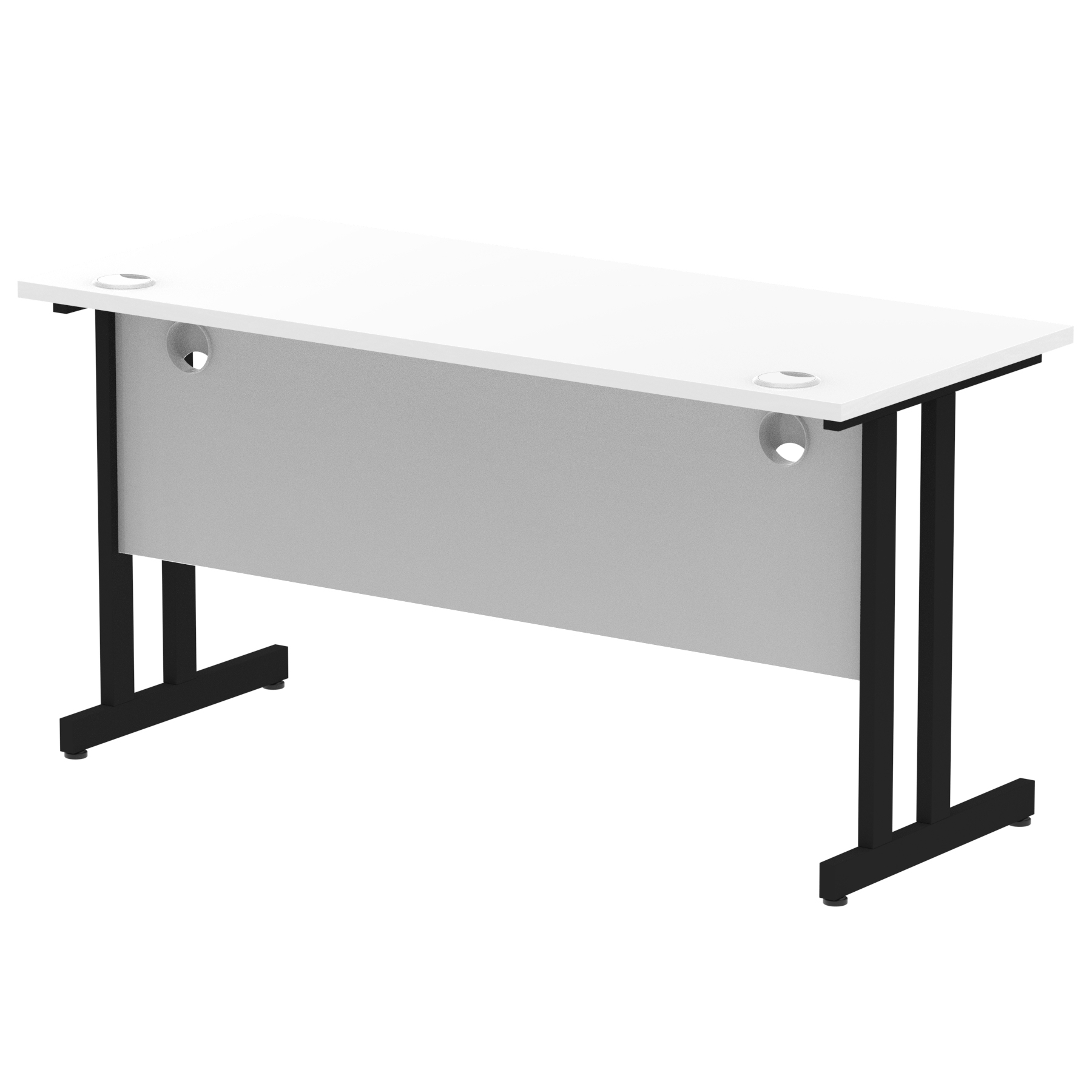 White / Black Frame