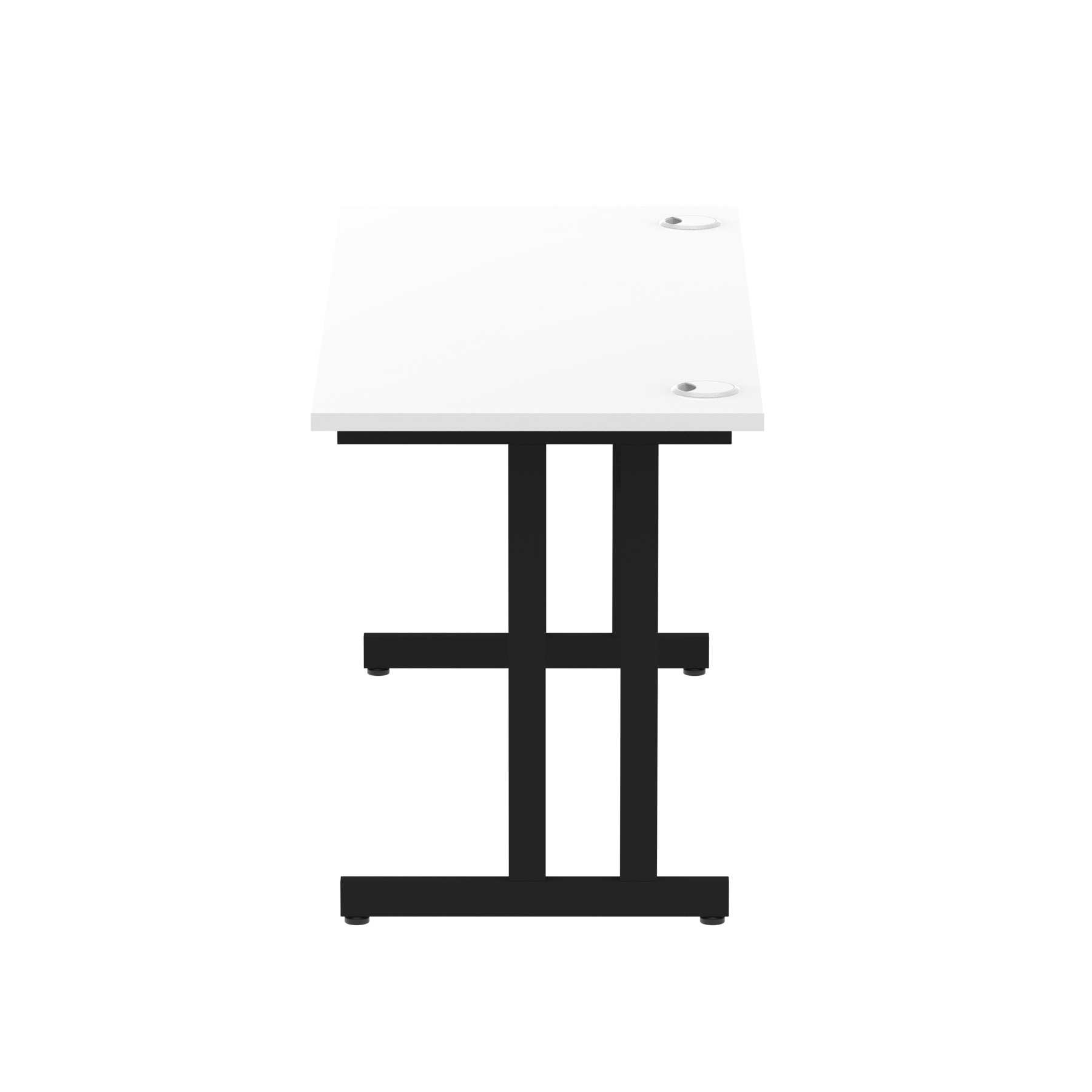 White / Black Frame