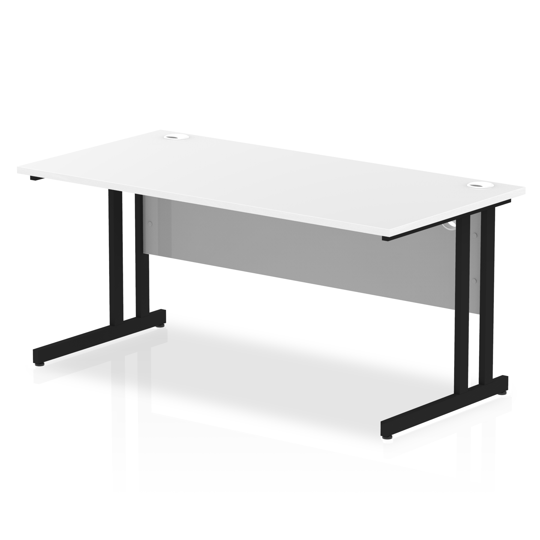 White / Black Frame