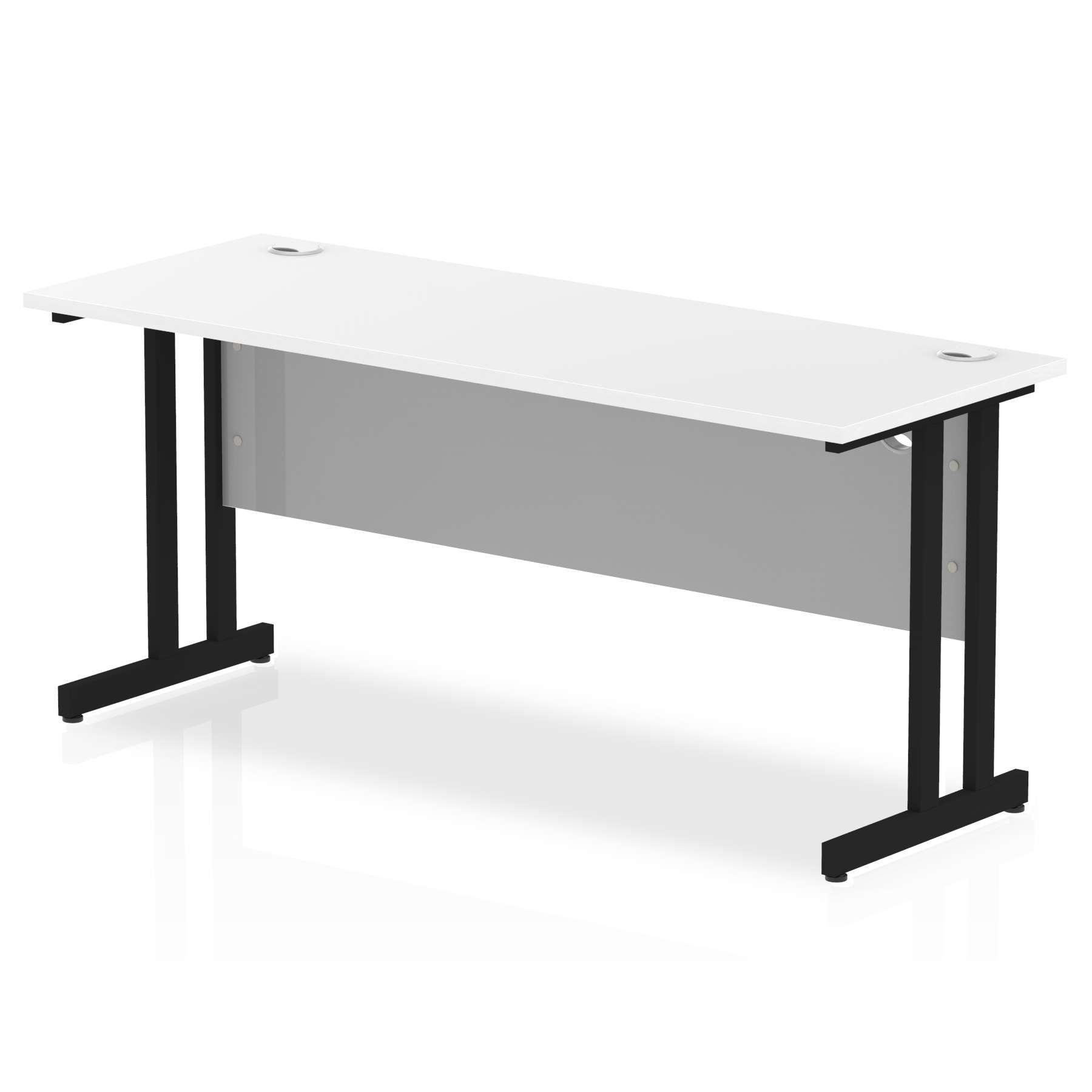 White / Black Frame
