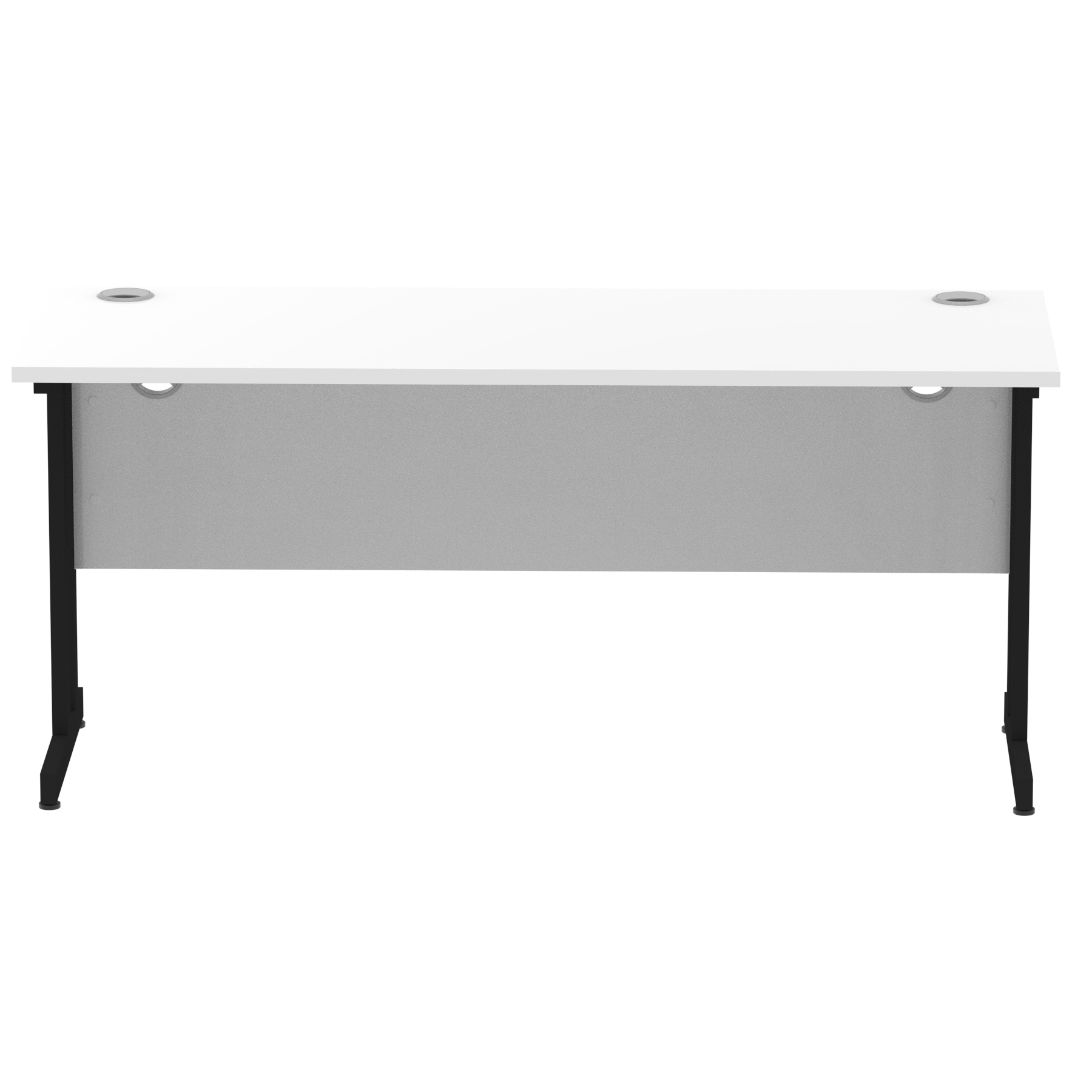 White / Black Frame