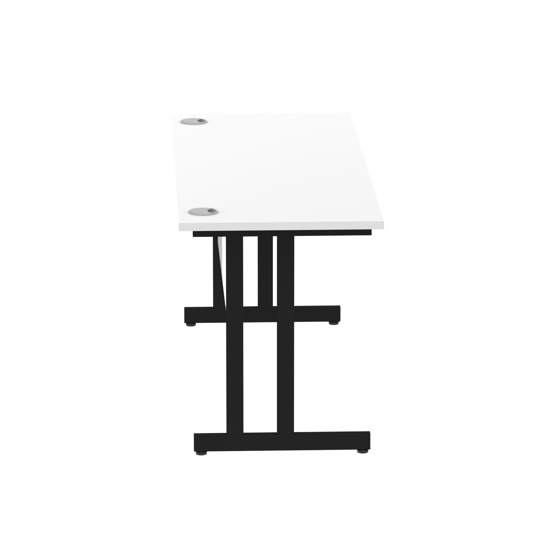 White / Black Frame