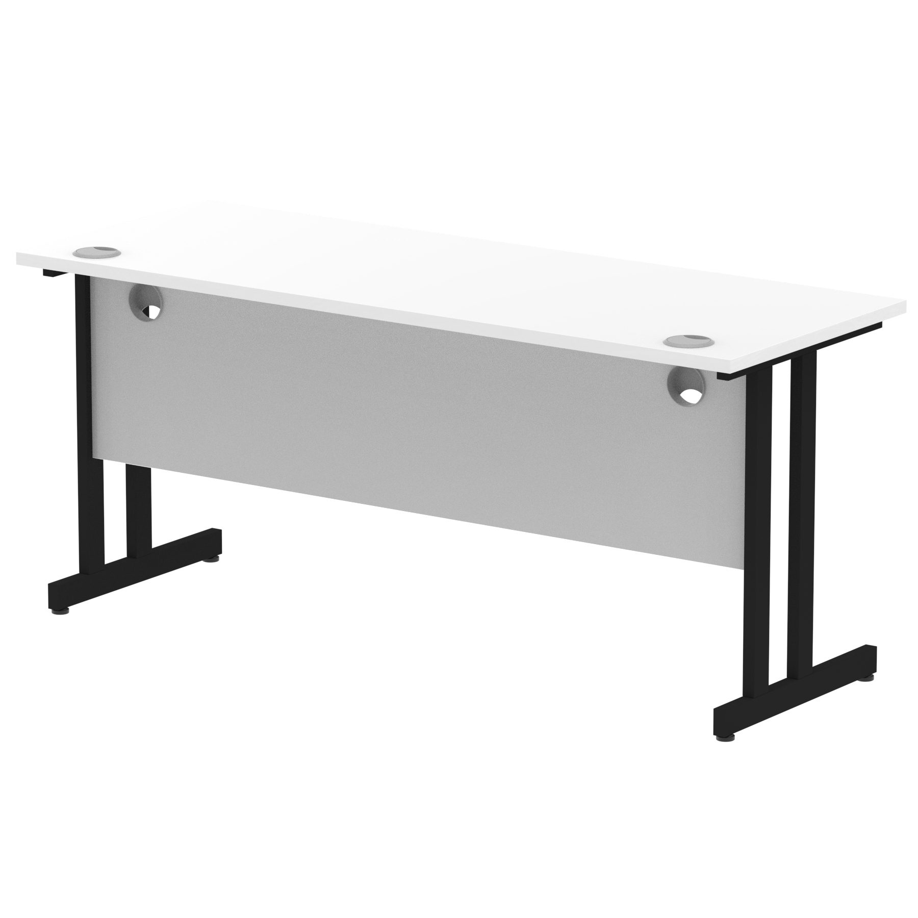 White / Black Frame
