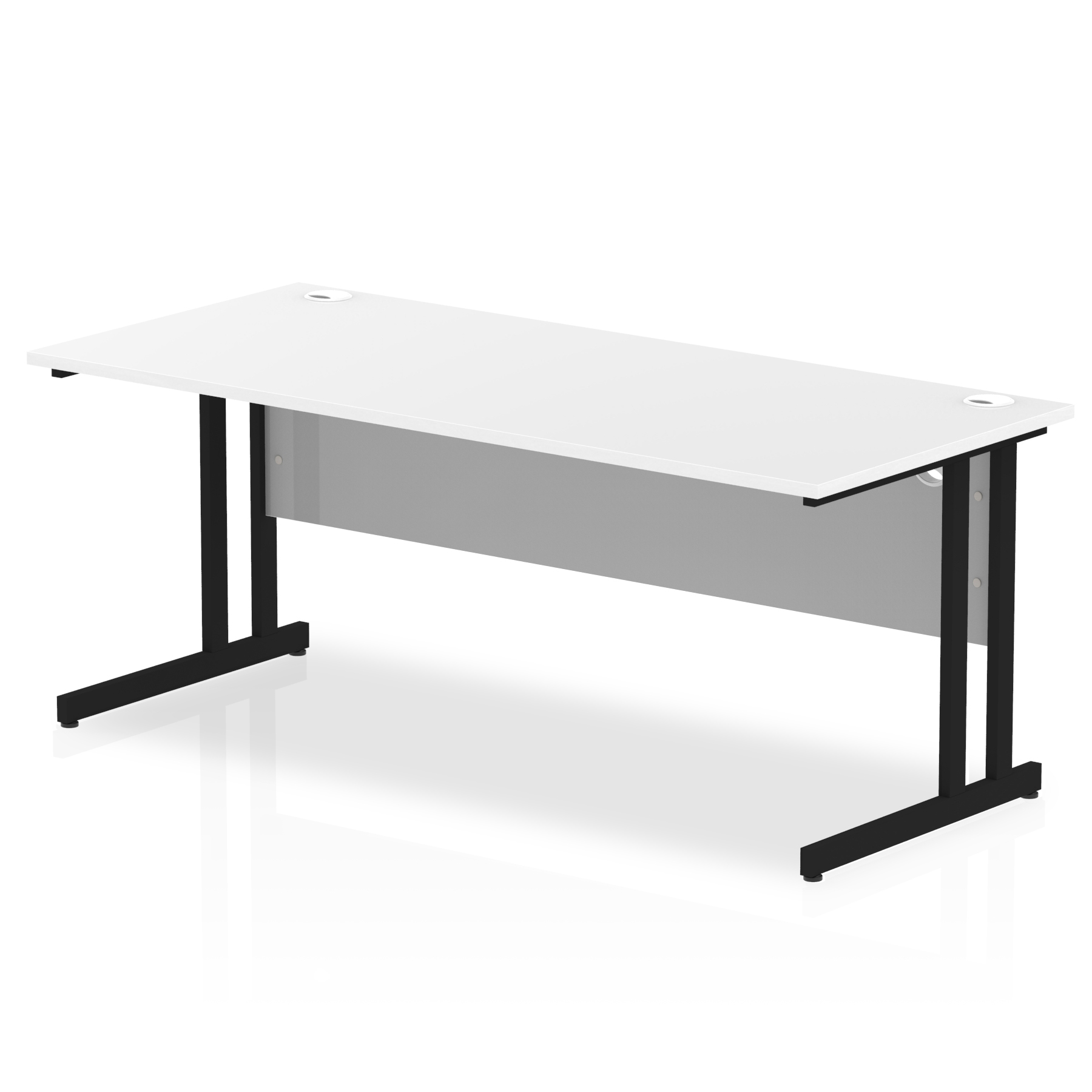 White / Black Frame