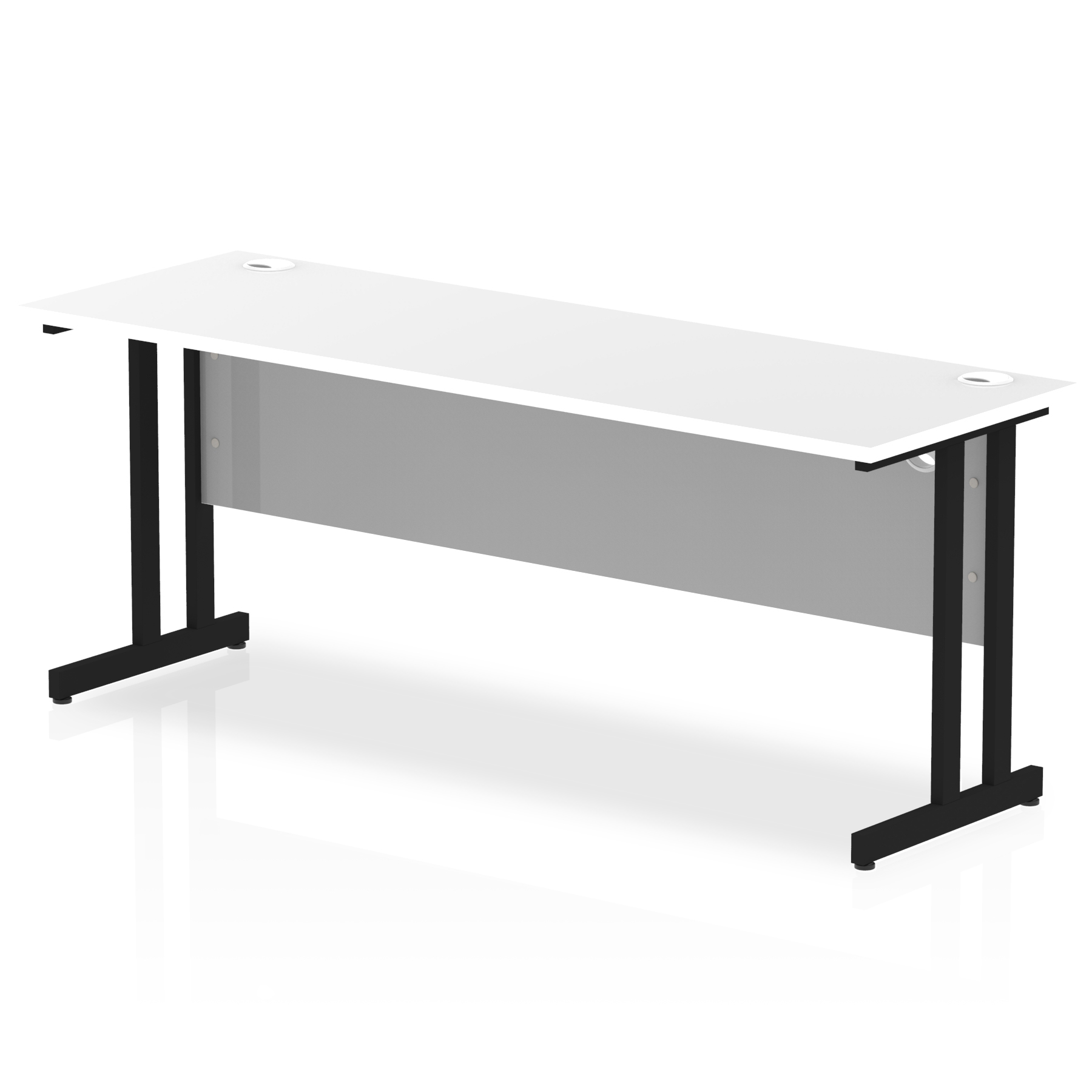 White / Black Frame