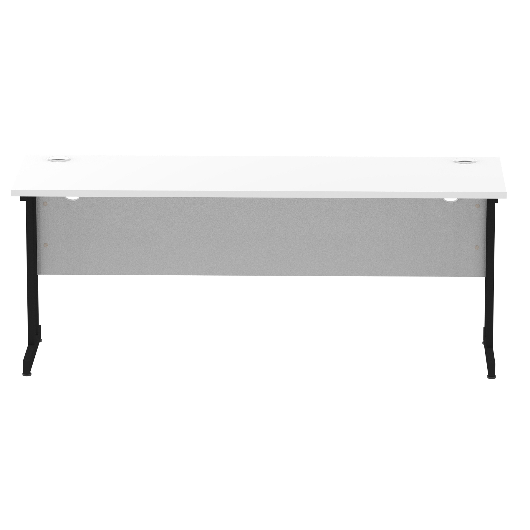 White / Black Frame