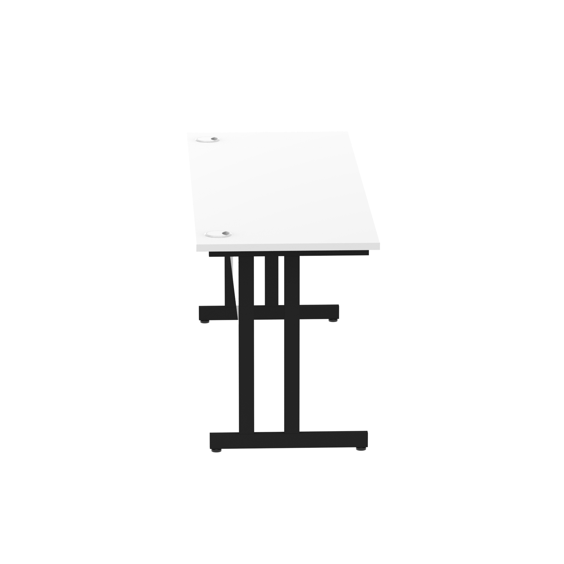 White / Black Frame