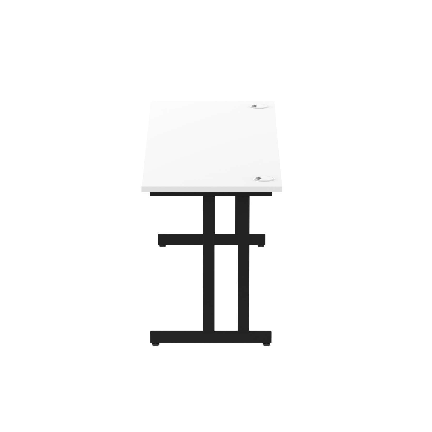White / Black Frame