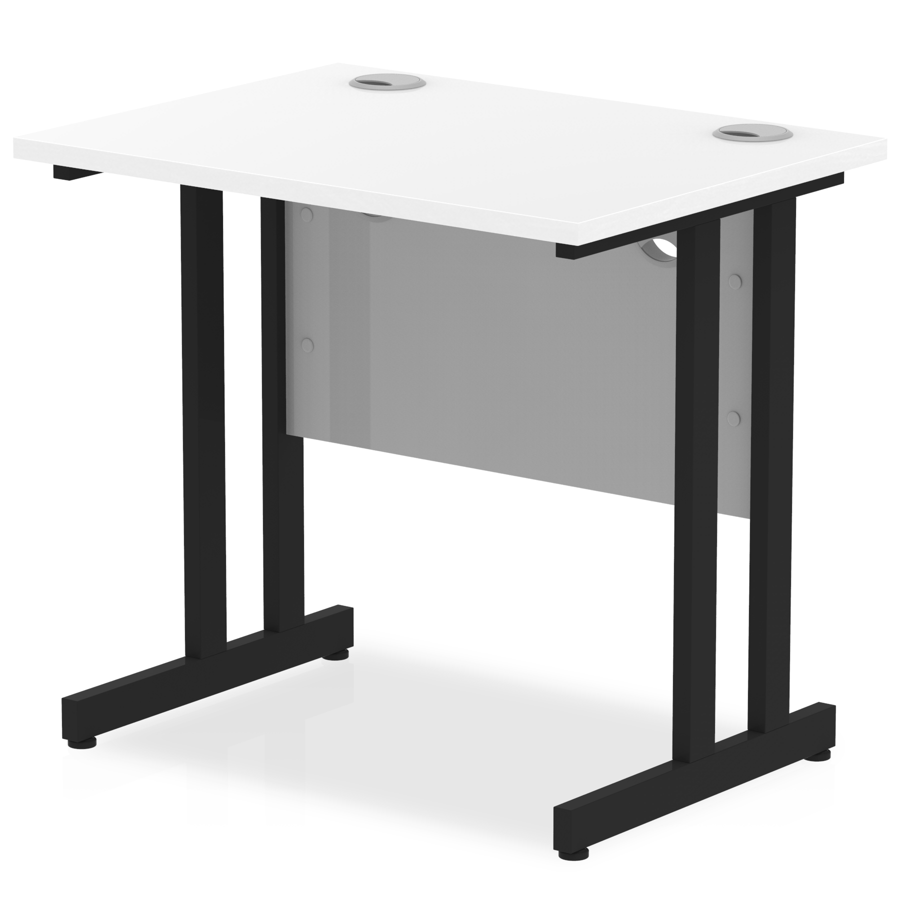 White / Black Frame
