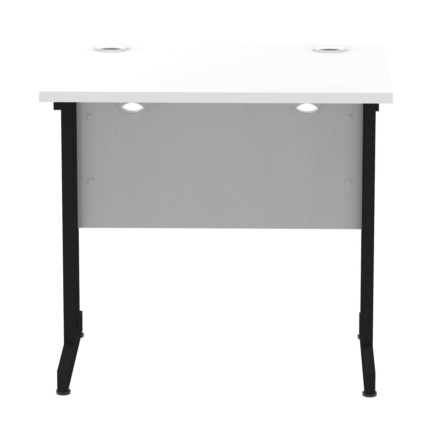 White / Black Frame