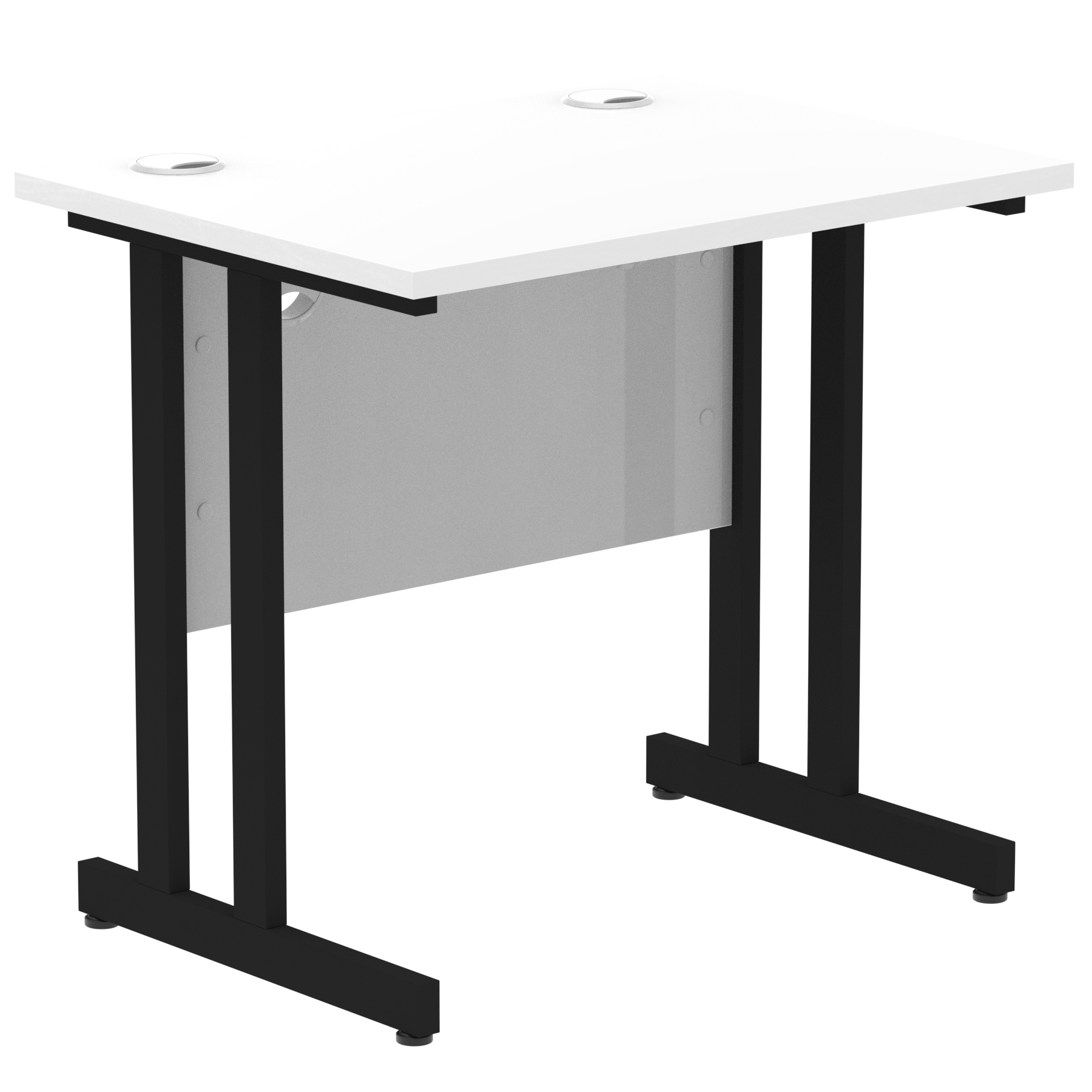 White / Black Frame