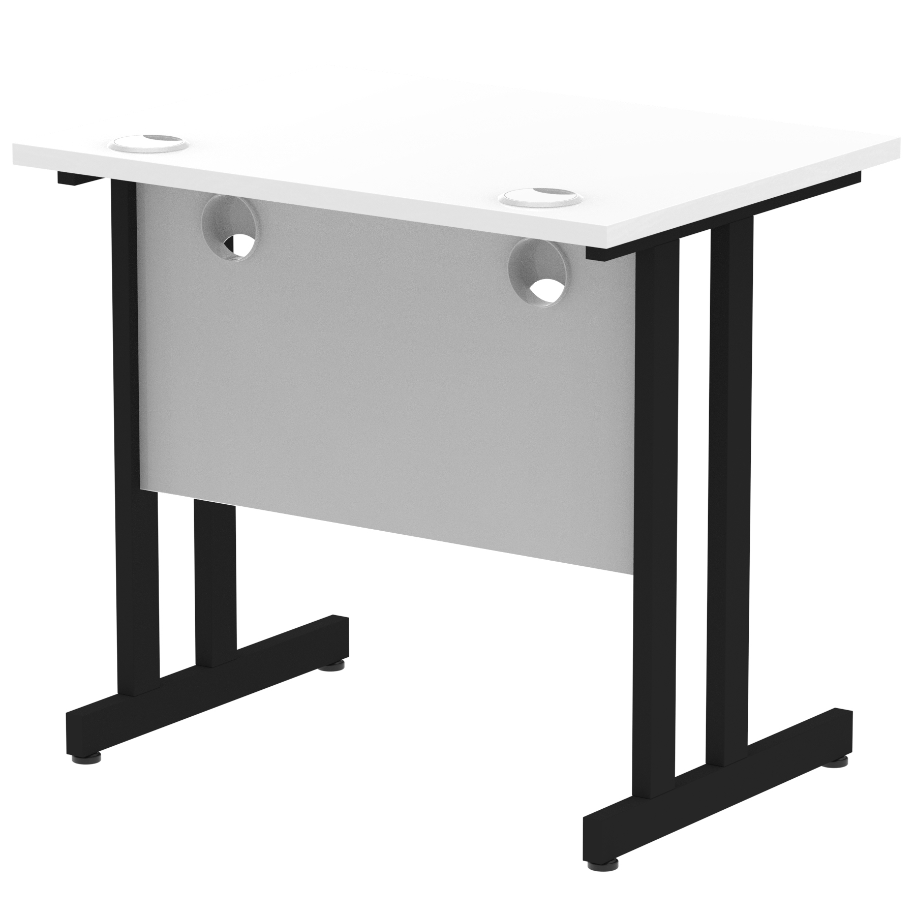 White / Black Frame