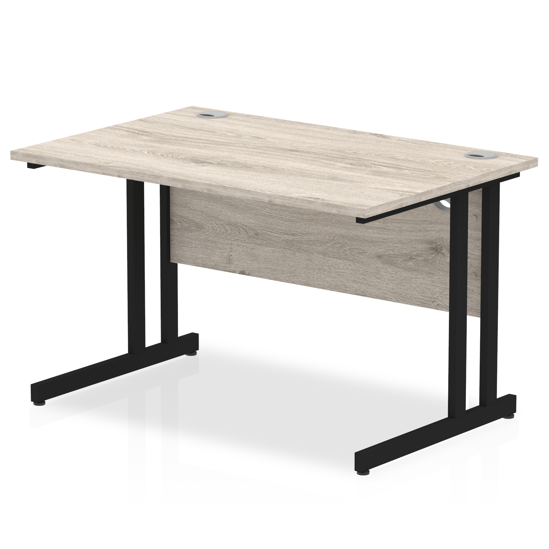 Grey Oak / Black Frame