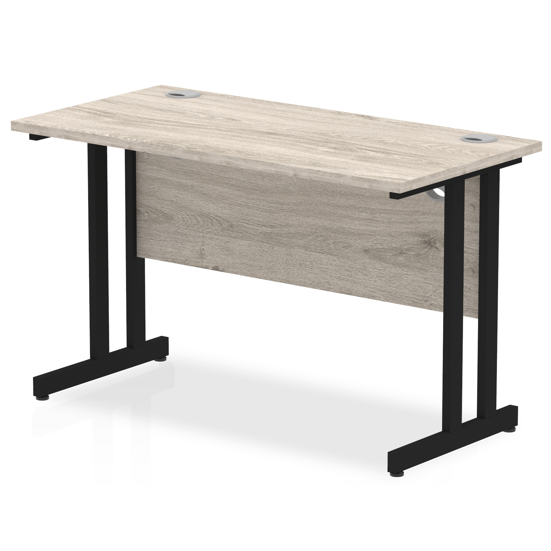 Grey Oak / Black Frame