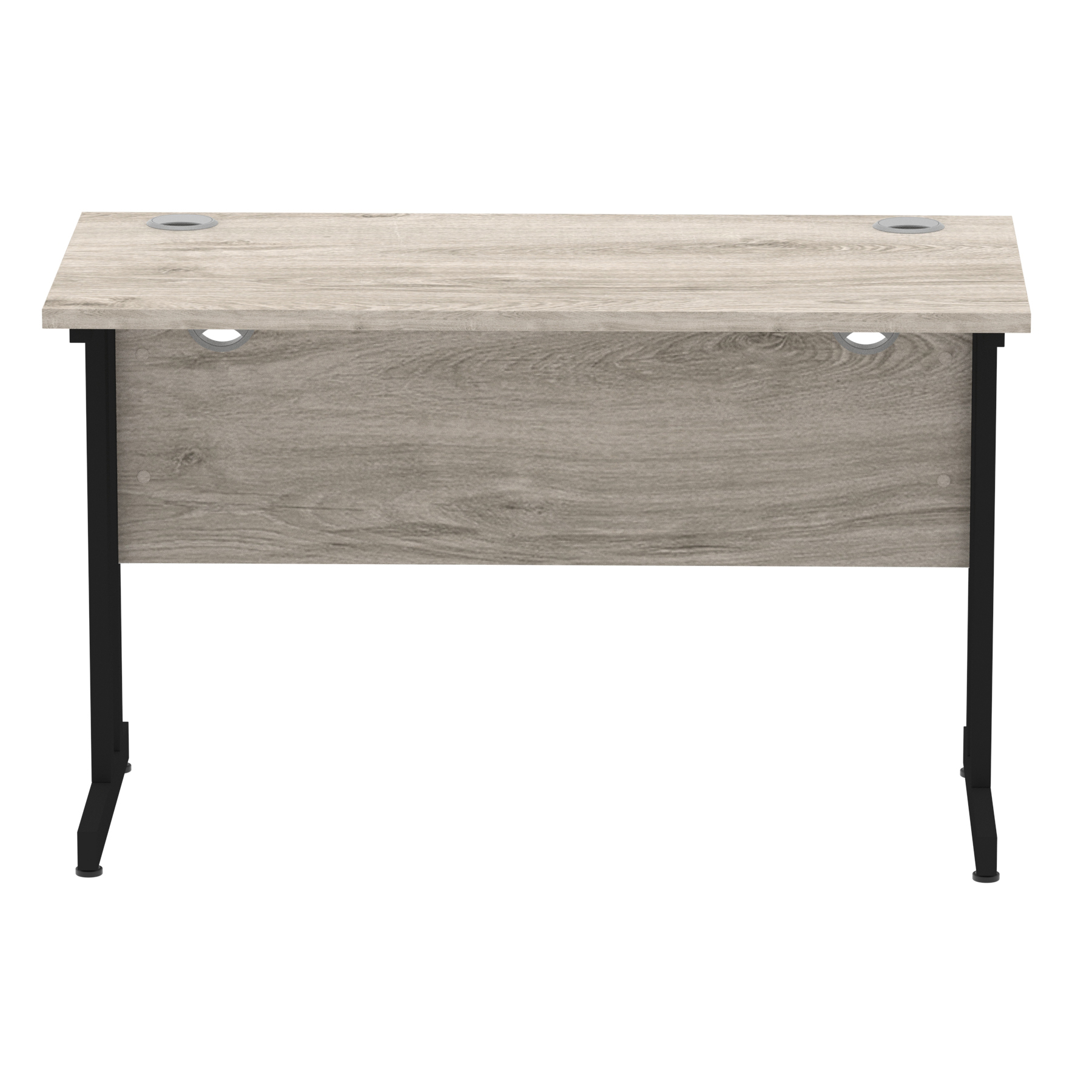 Grey Oak / Black Frame