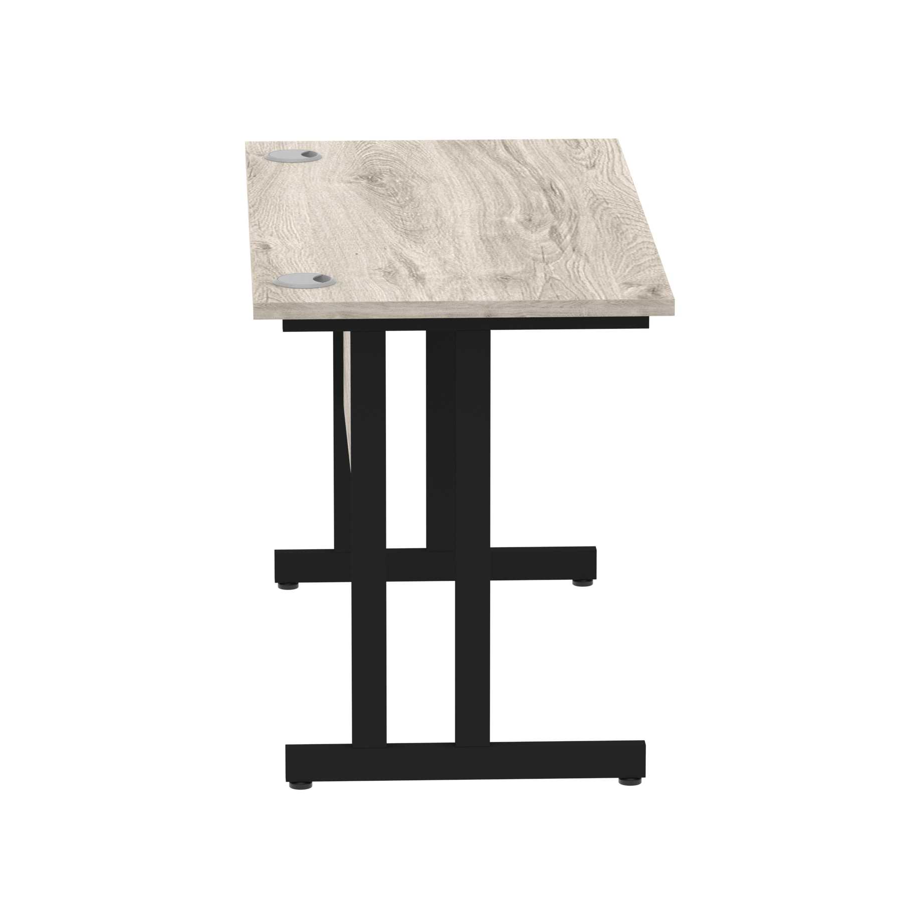 Grey Oak / Black Frame