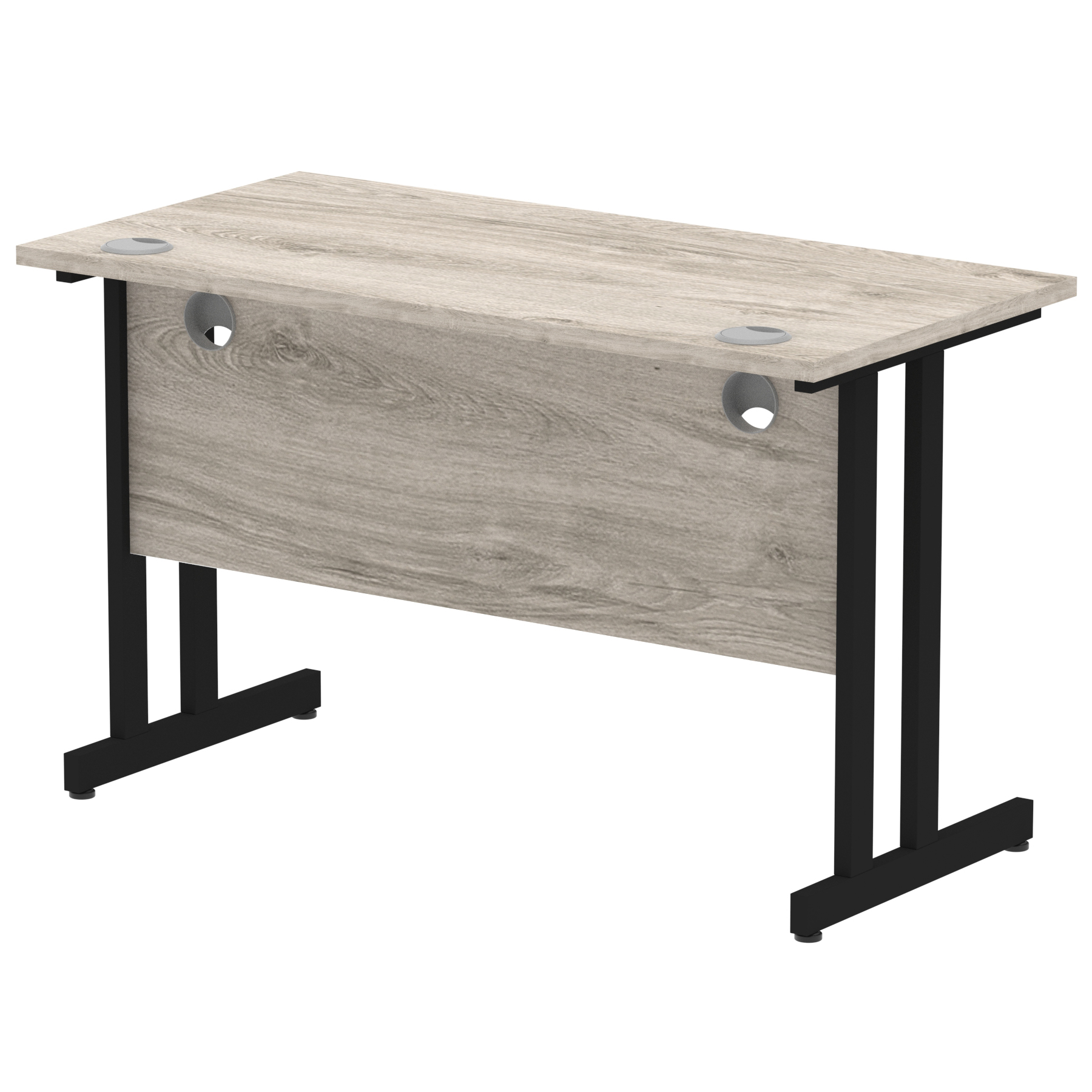 Grey Oak / Black Frame