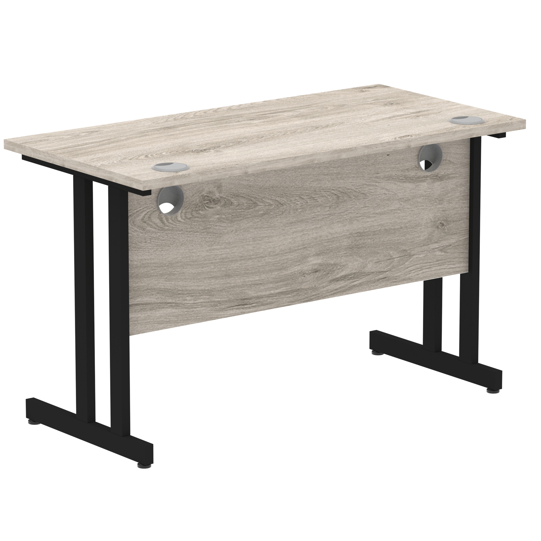 Grey Oak / Black Frame