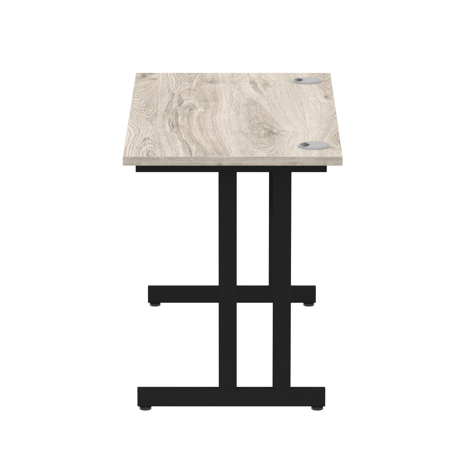 Grey Oak / Black Frame