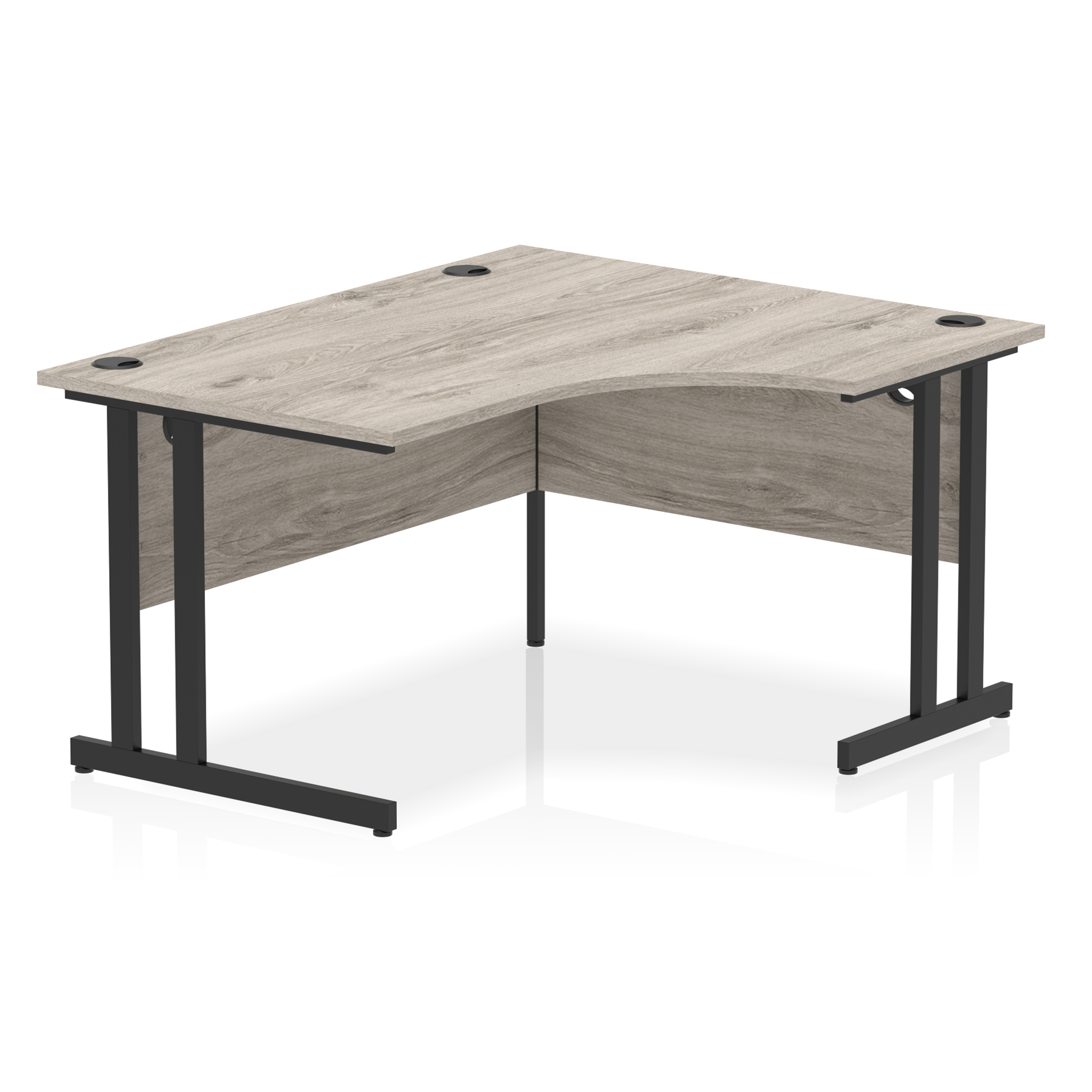 Grey Oak / Black Frame