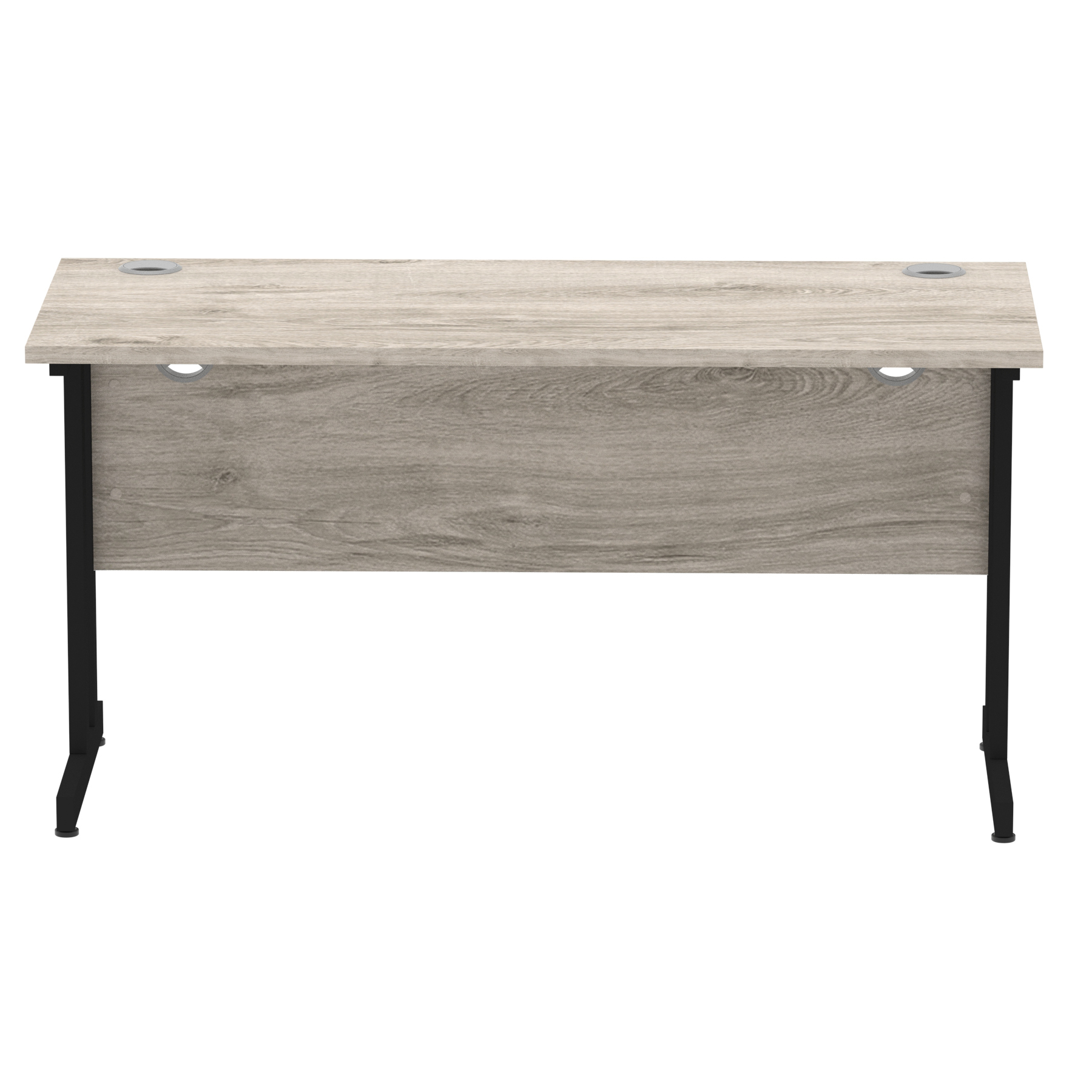 Grey Oak / Black Frame