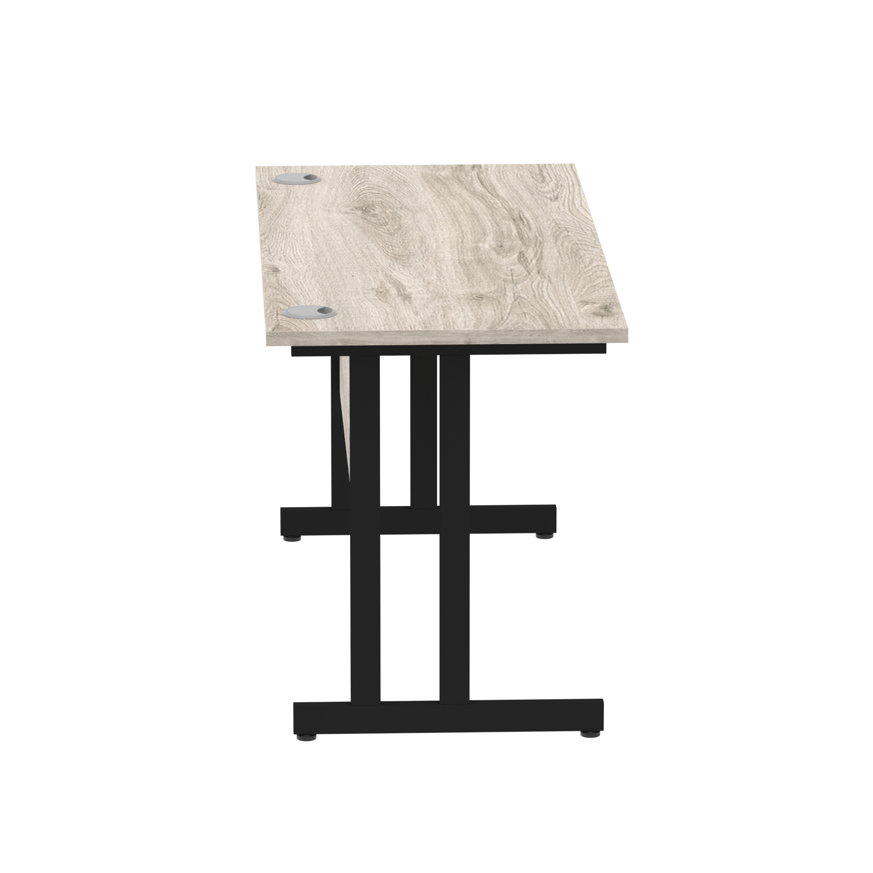 Grey Oak / Black Frame