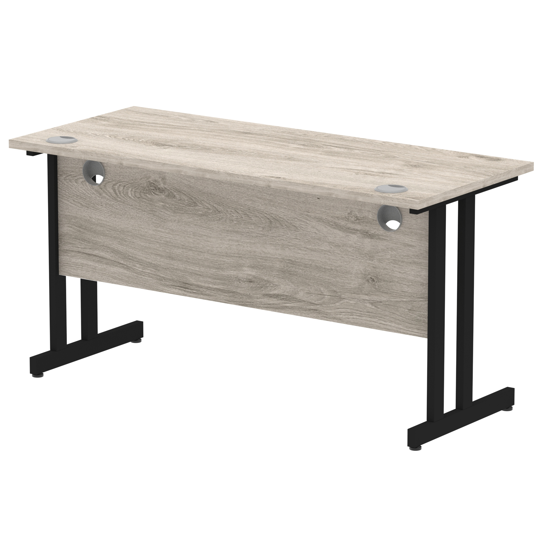 Grey Oak / Black Frame